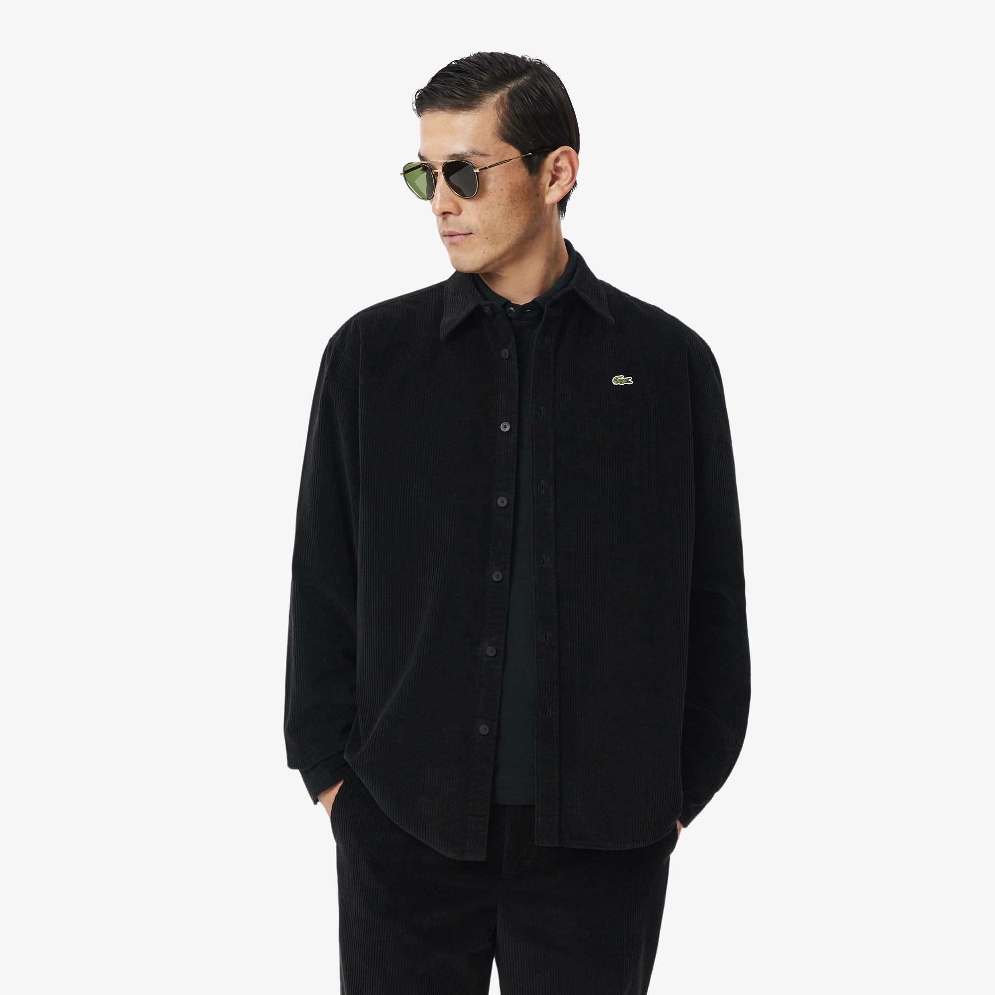 Мужская хлопковая рубашка Lacoste