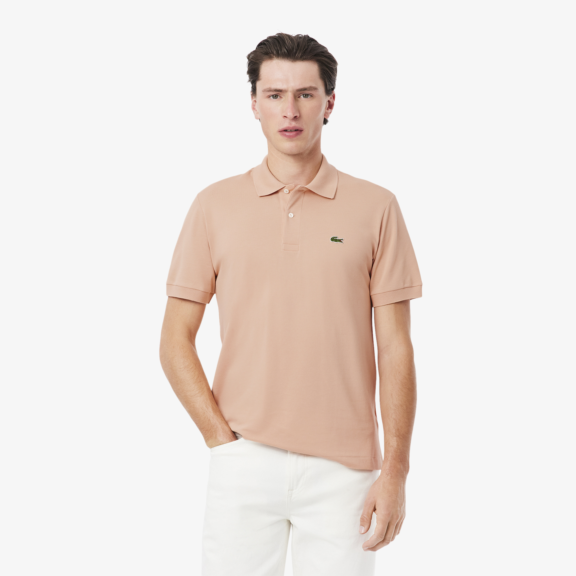 Мужское поло Lacoste из органического хлопка, розовый, арт. PH9851