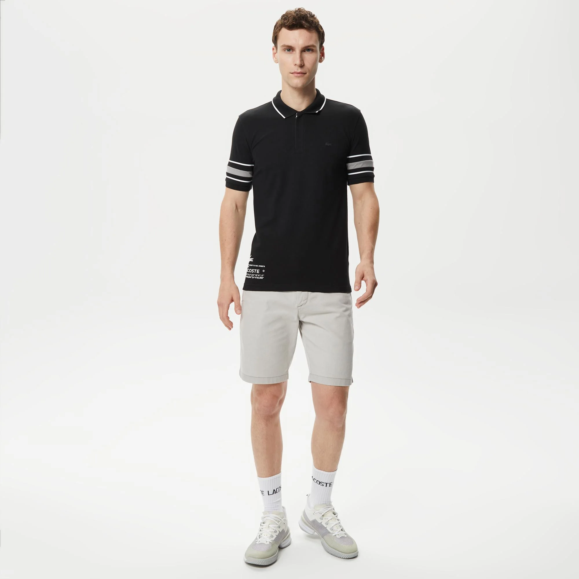 Мужские шорты Lacoste Slim Fit, серый, арт. FH0311