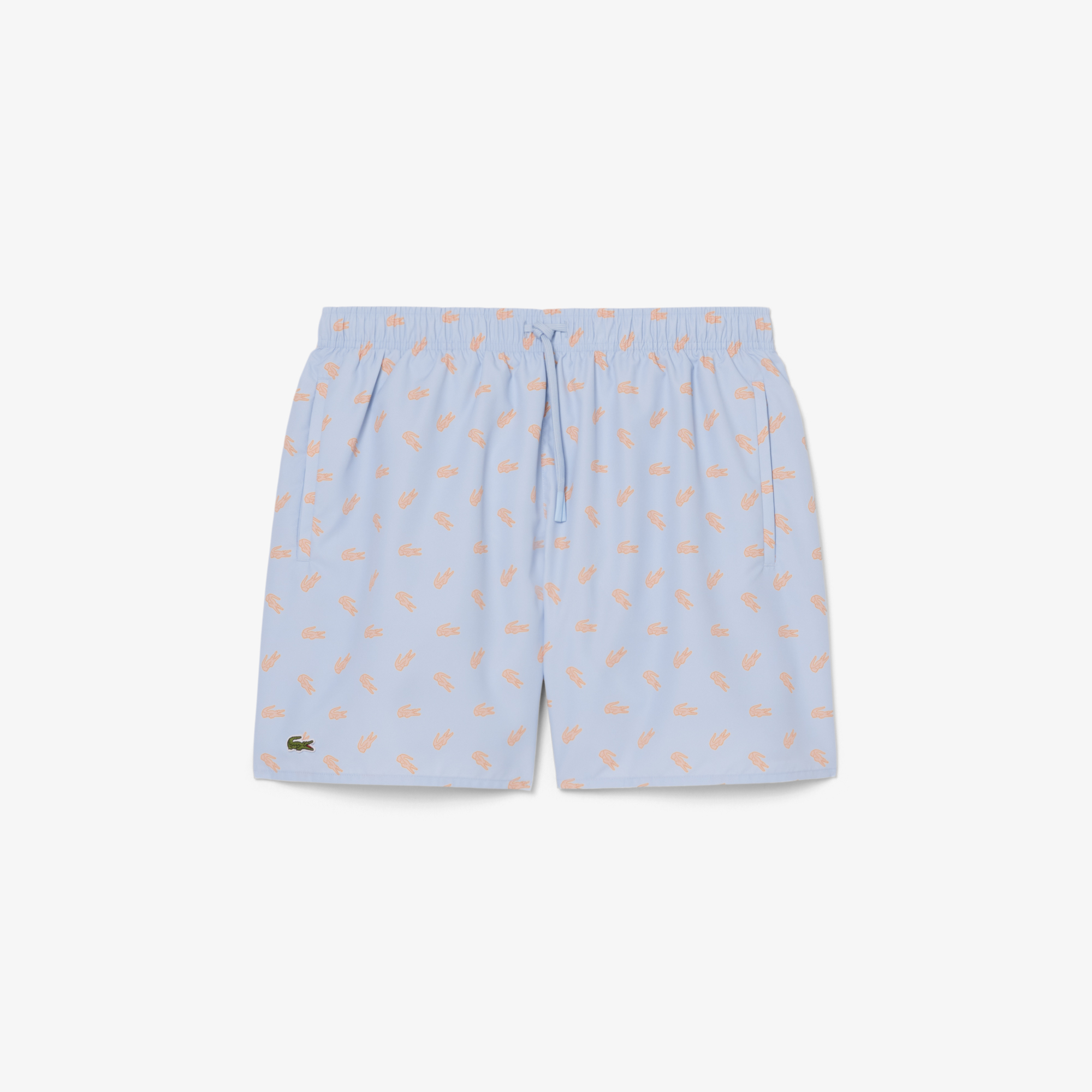 Мужские хлопковые купальные шорты Lacoste 4