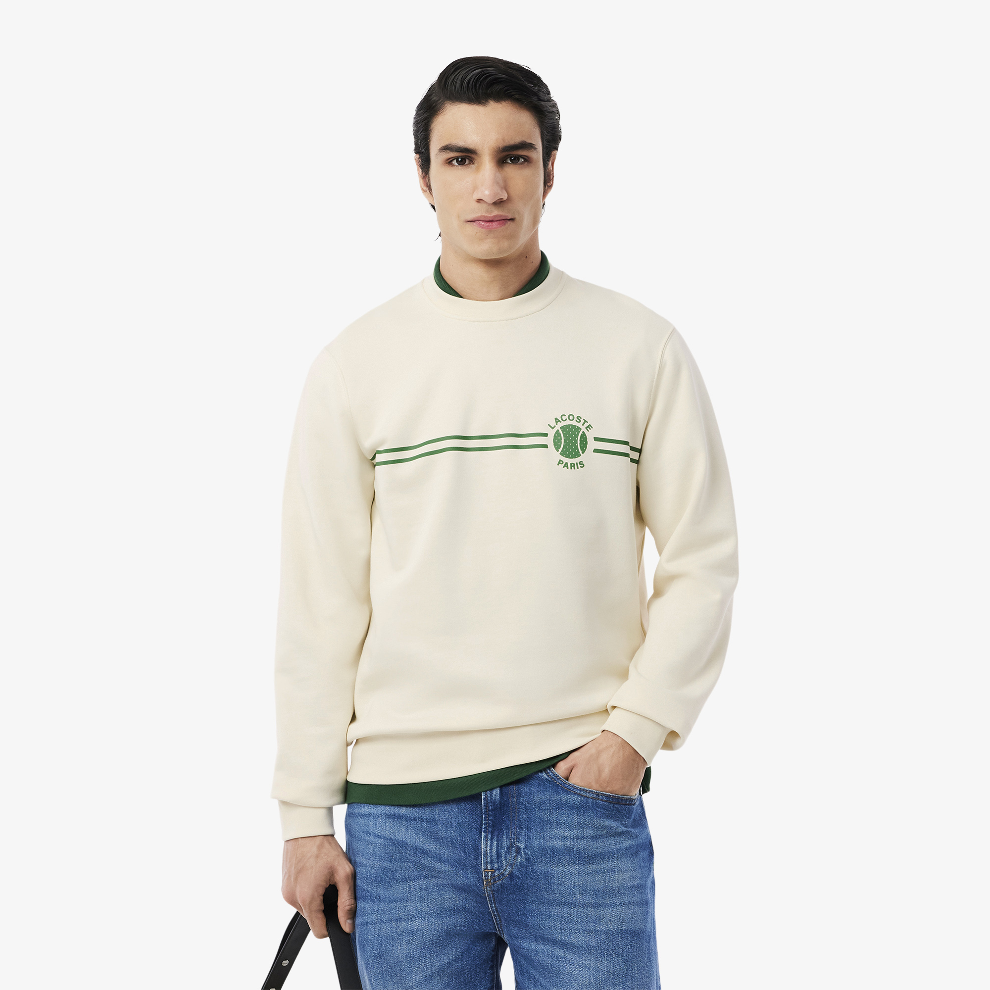 Толстовка Lacoste SH9691, белый, арт. SH9691