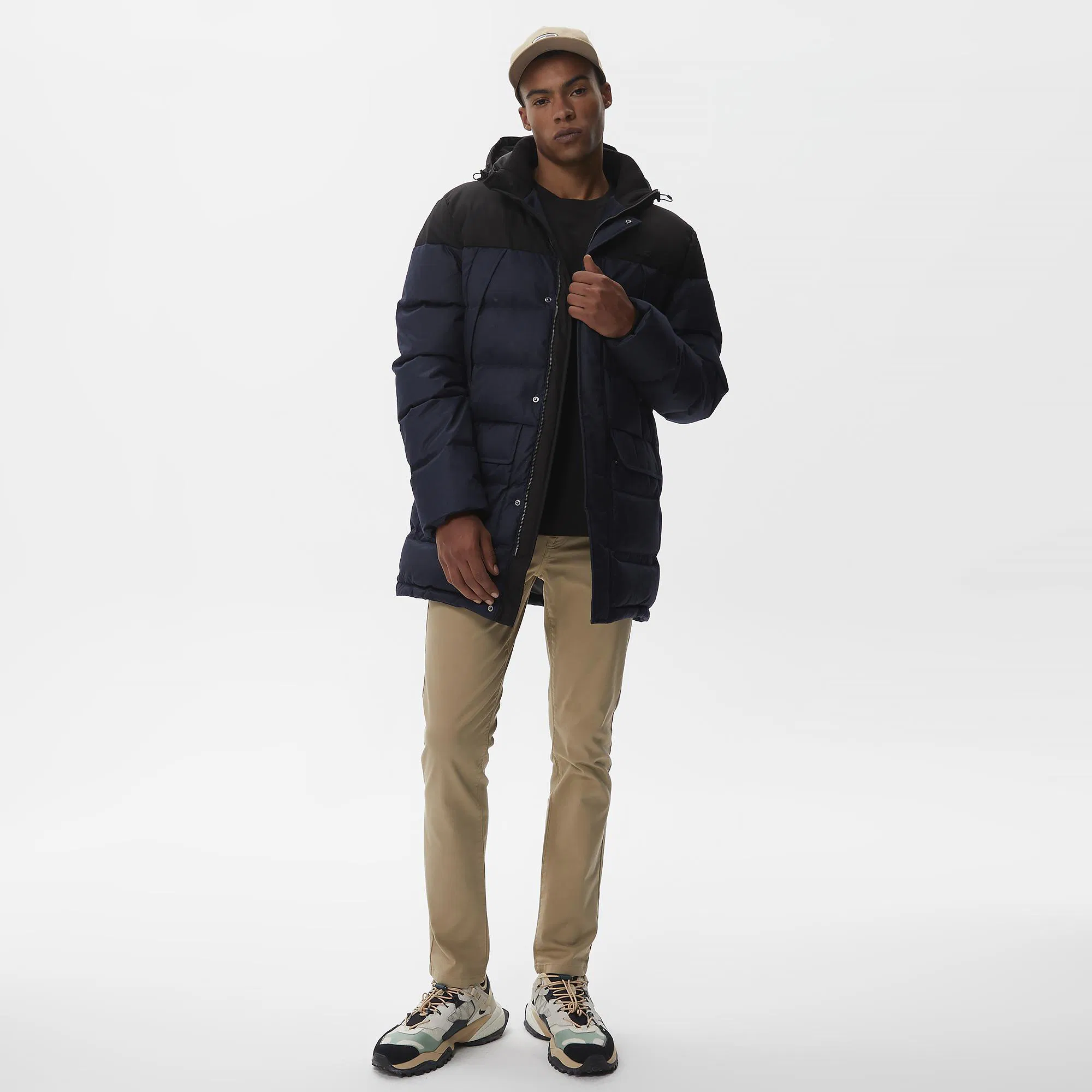 

Мужская стёганая куртка Lacoste L!VE, Синий