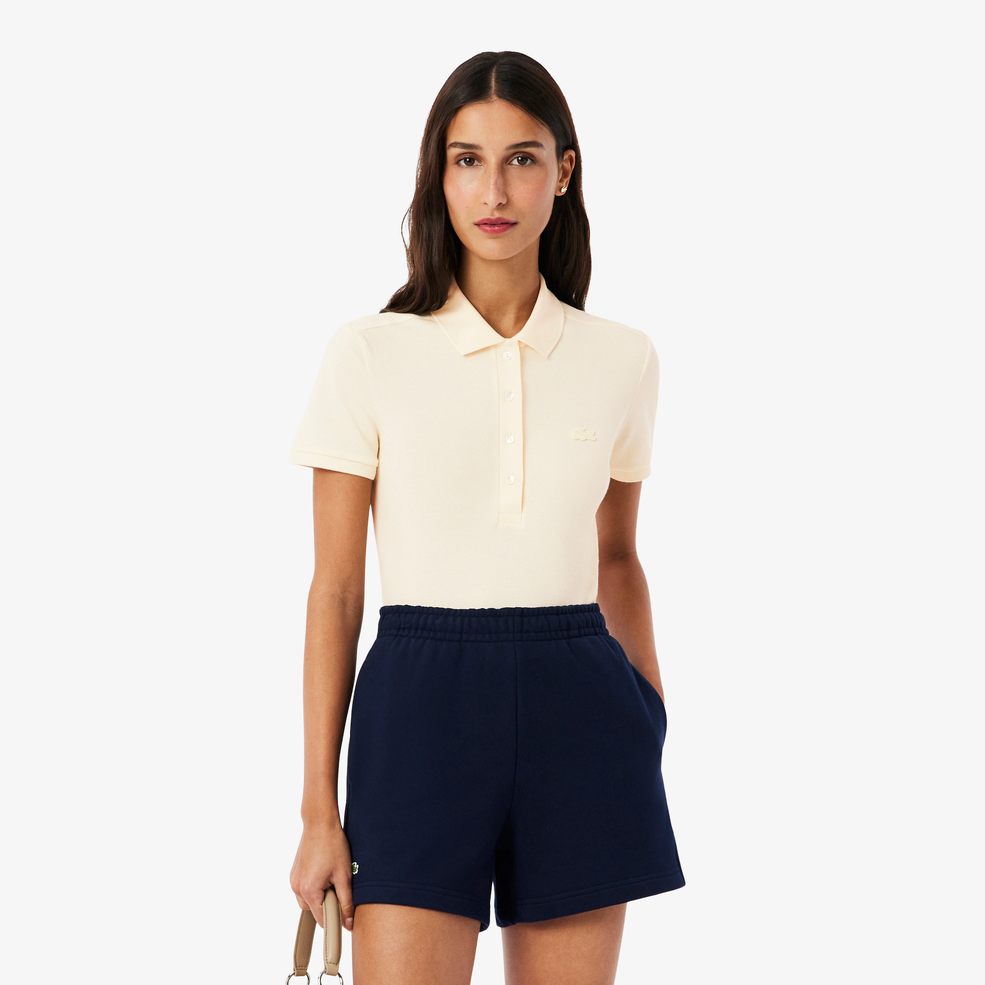 Поло женское Lacoste, желтый, арт. PF5462