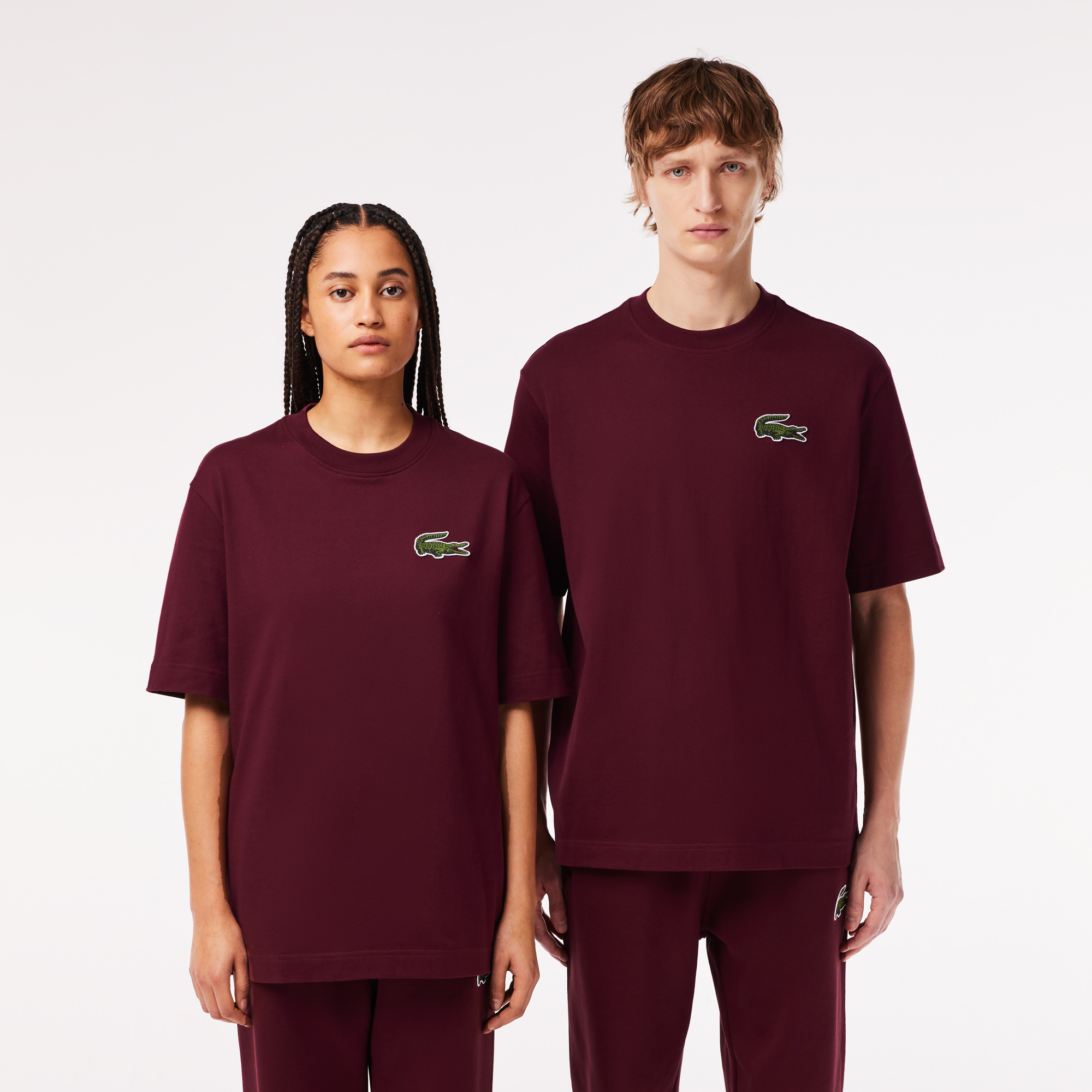 Футболка Lacoste OVERSIZED Unisex из органического хлопка, красный, арт. TH0062