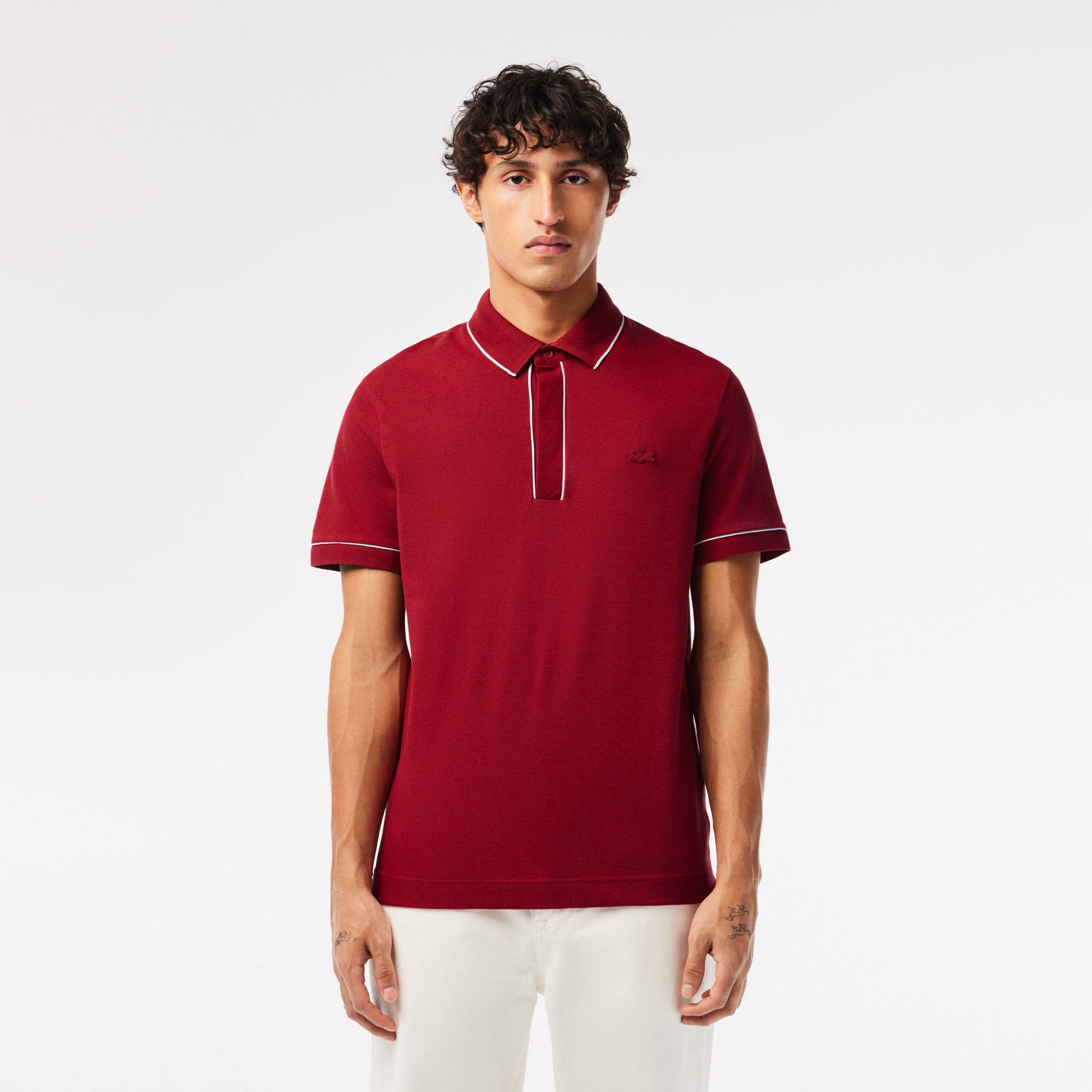 Мужское поло Lacoste Smart Paris из органического хлопка, красный, арт. PH8184