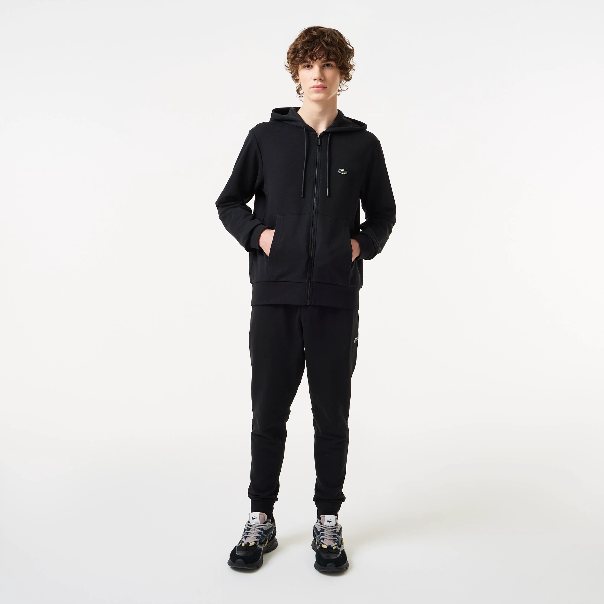 Мужской спортивный костюм Lacoste, черный, арт. WH2528T