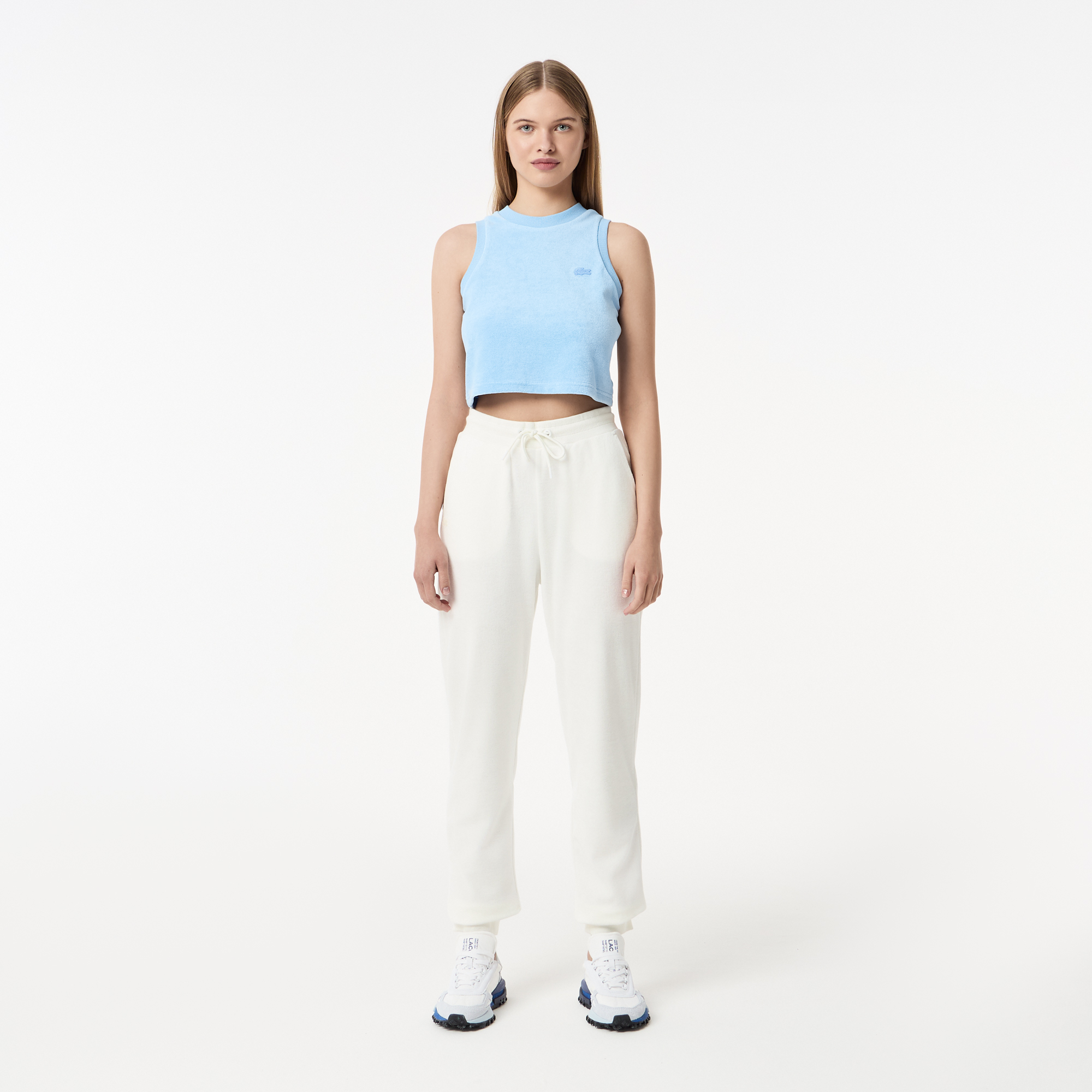 Женские спортивные брюки Lacoste, белый, арт. XF0505