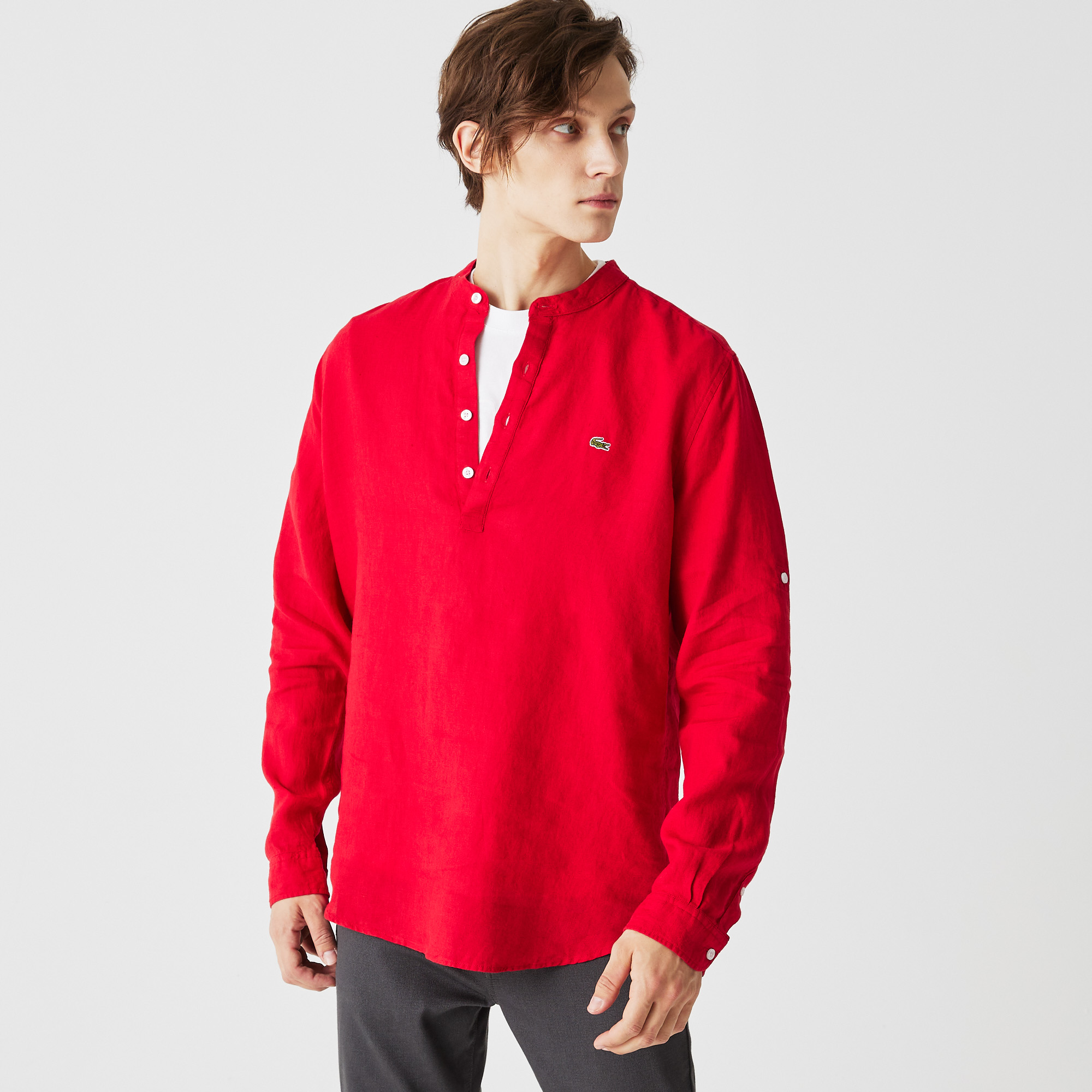 

Мужская рубашка Lacoste стандартного кроя, Красный