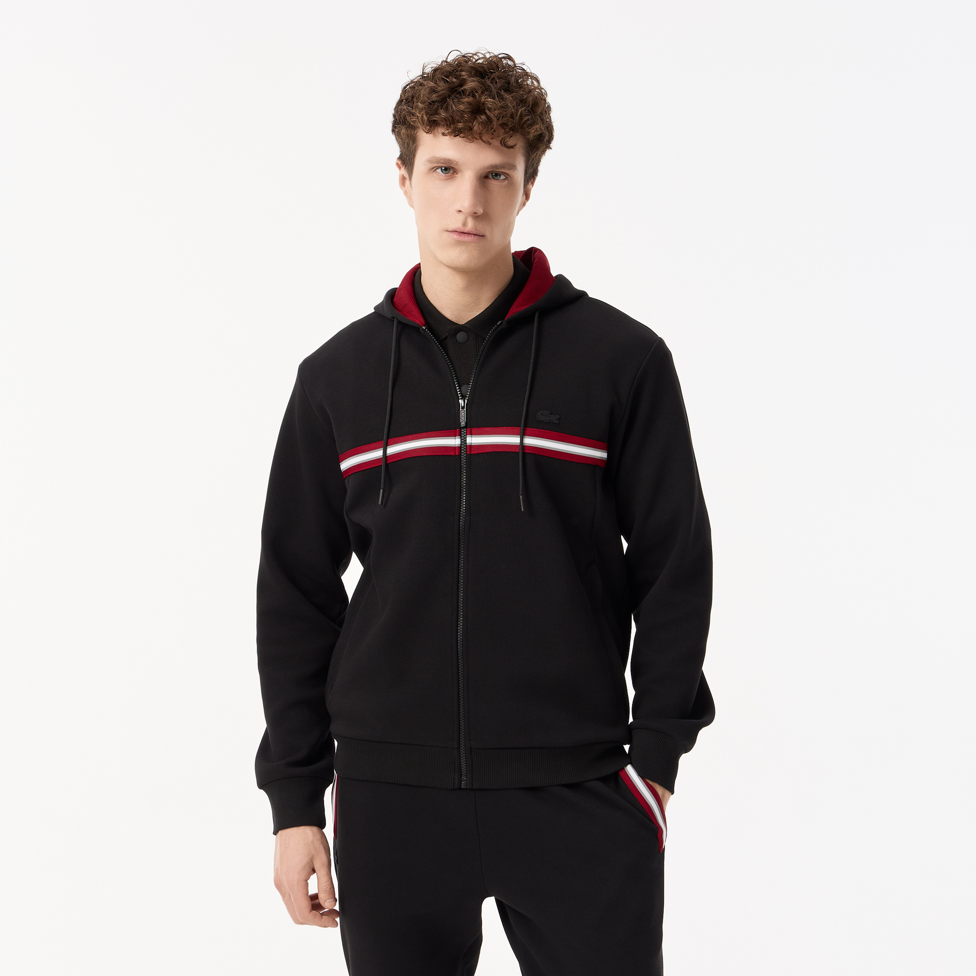 Мужская толстовка Lacoste, черный, арт. SH0508