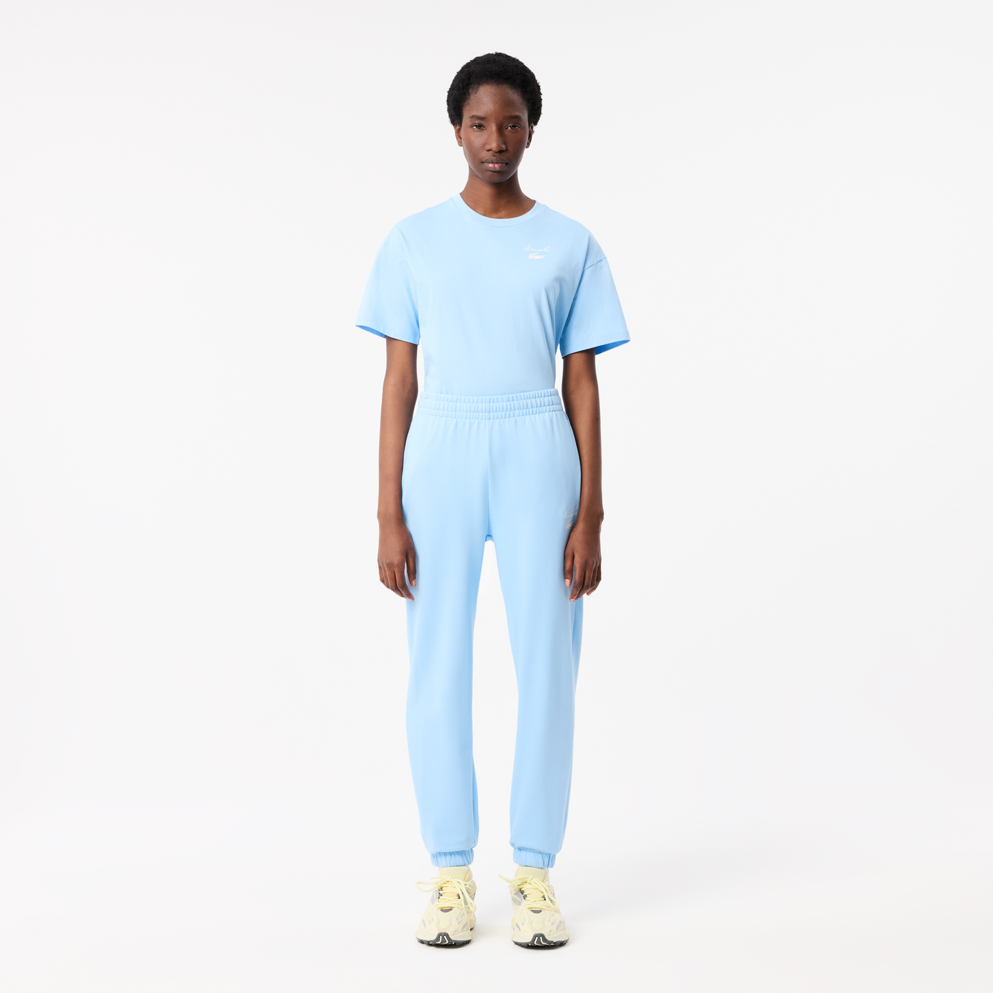 Флисовые спортивные брюки Lacoste, голубой, арт. XF2566