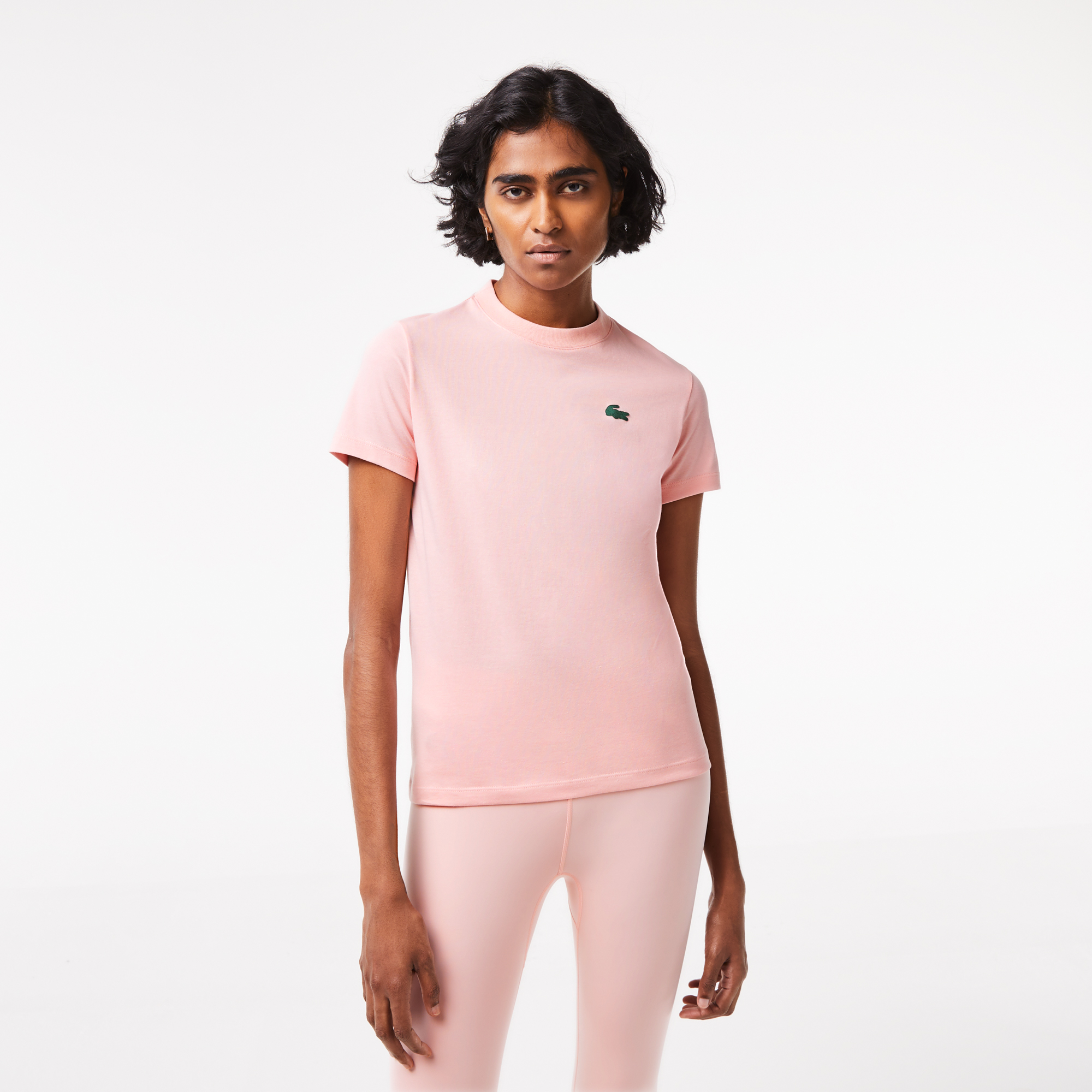 

Женская футболка Lacoste SPORT из органического хлопка, Розовый