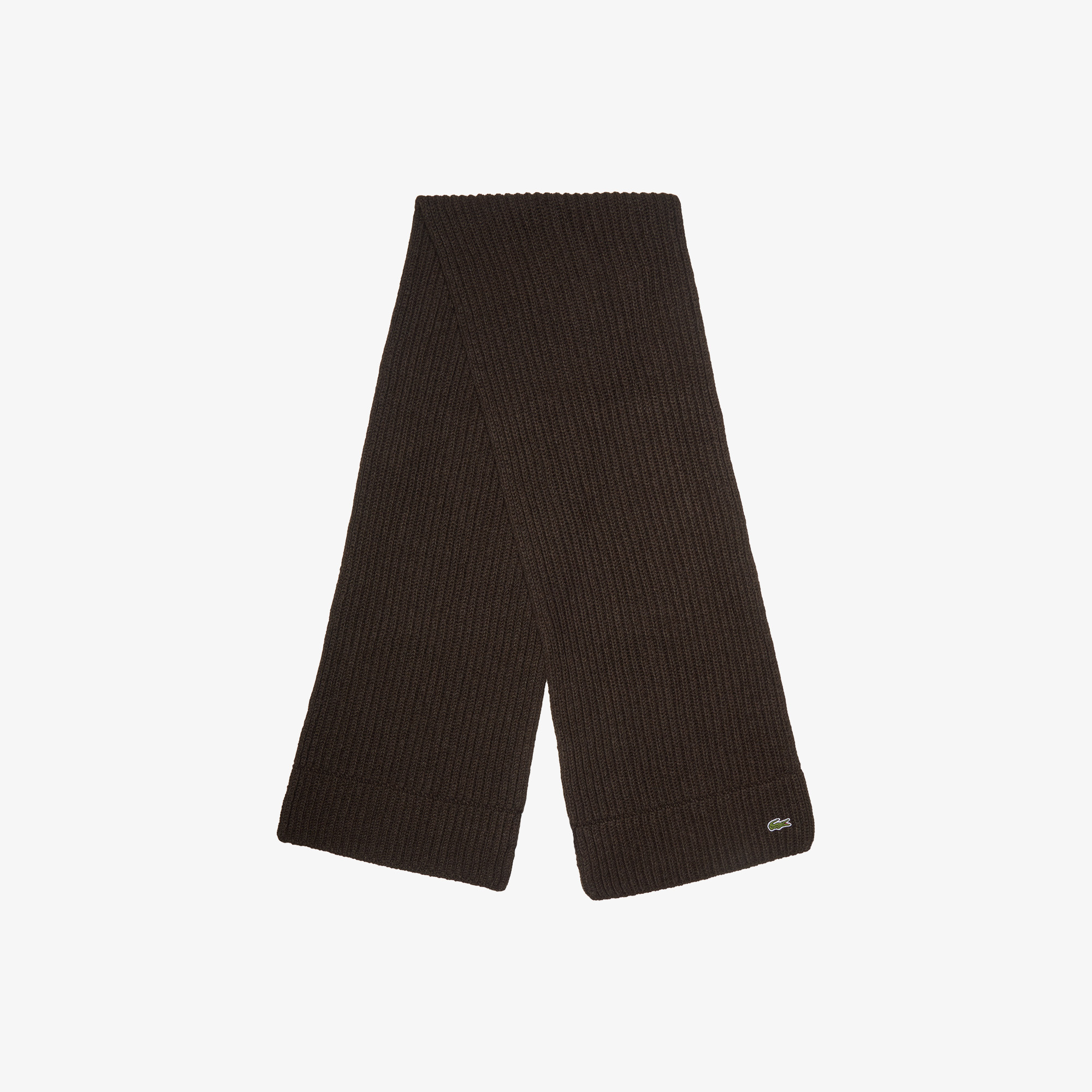Шарф Lacoste, коричневый, арт. RE2604