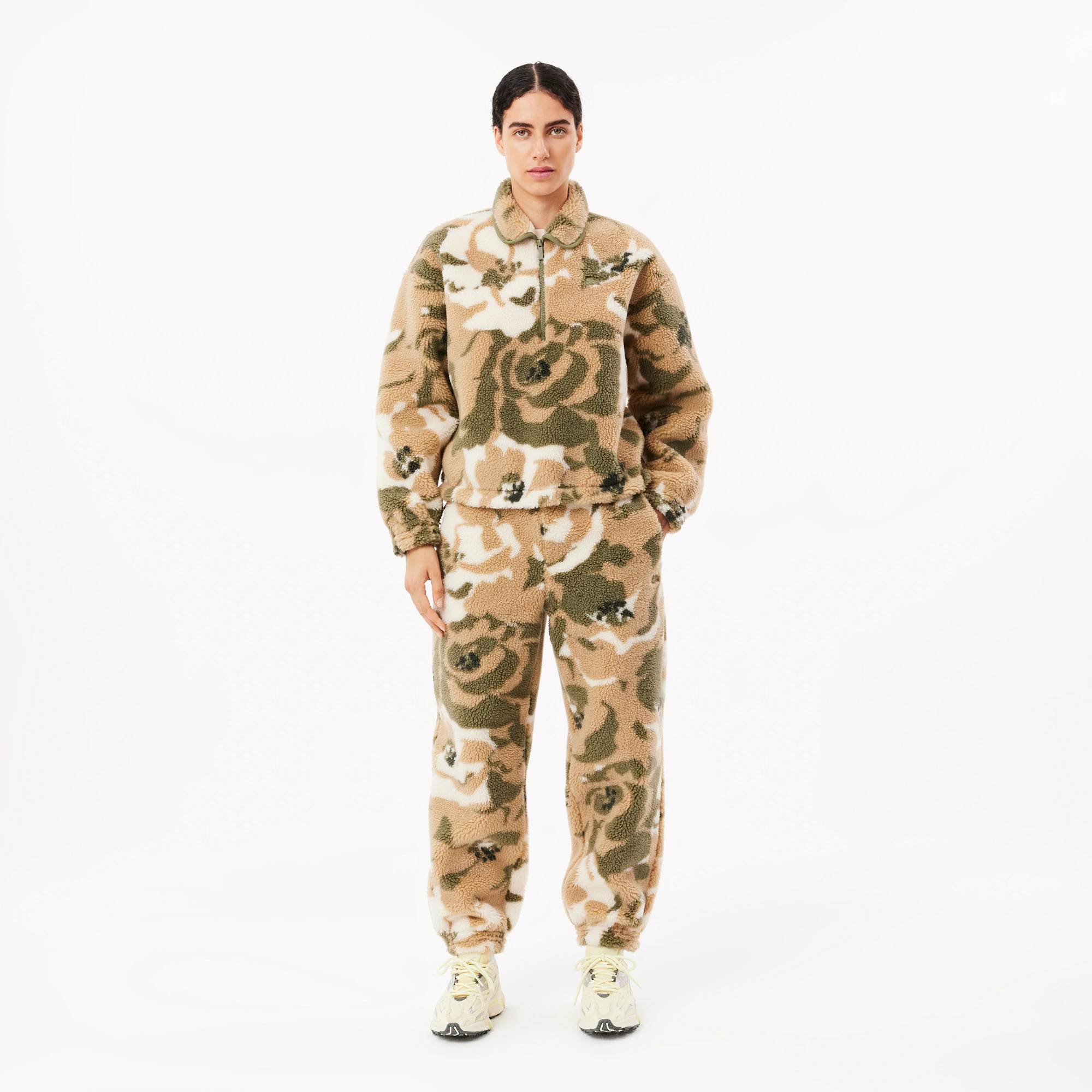 Женские спортивные брюки Lacoste, хаки, арт. XF4121