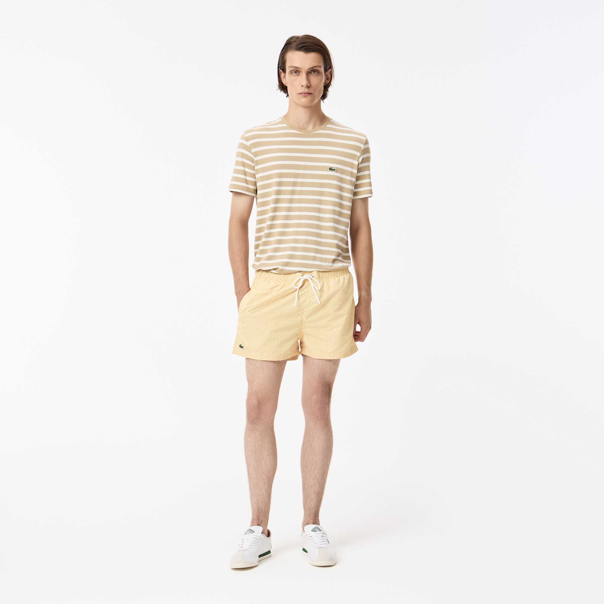 Мужские плавательные шорты Lacoste, оранжевый, арт. MH0410