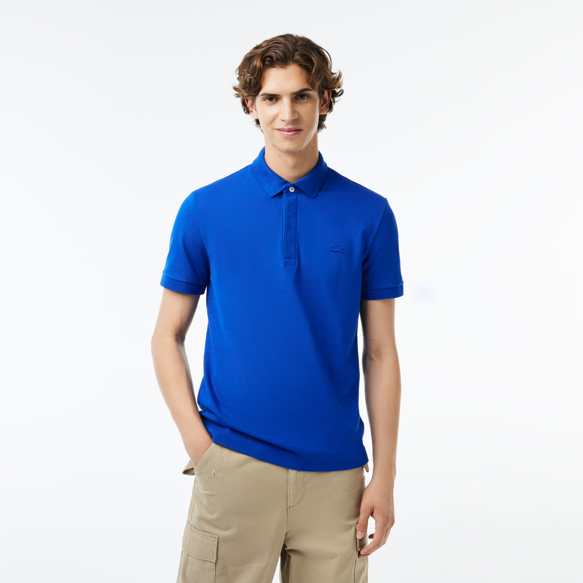 Мужское поло Lacoste PARIS Regular Fit, синий, арт. PH5522