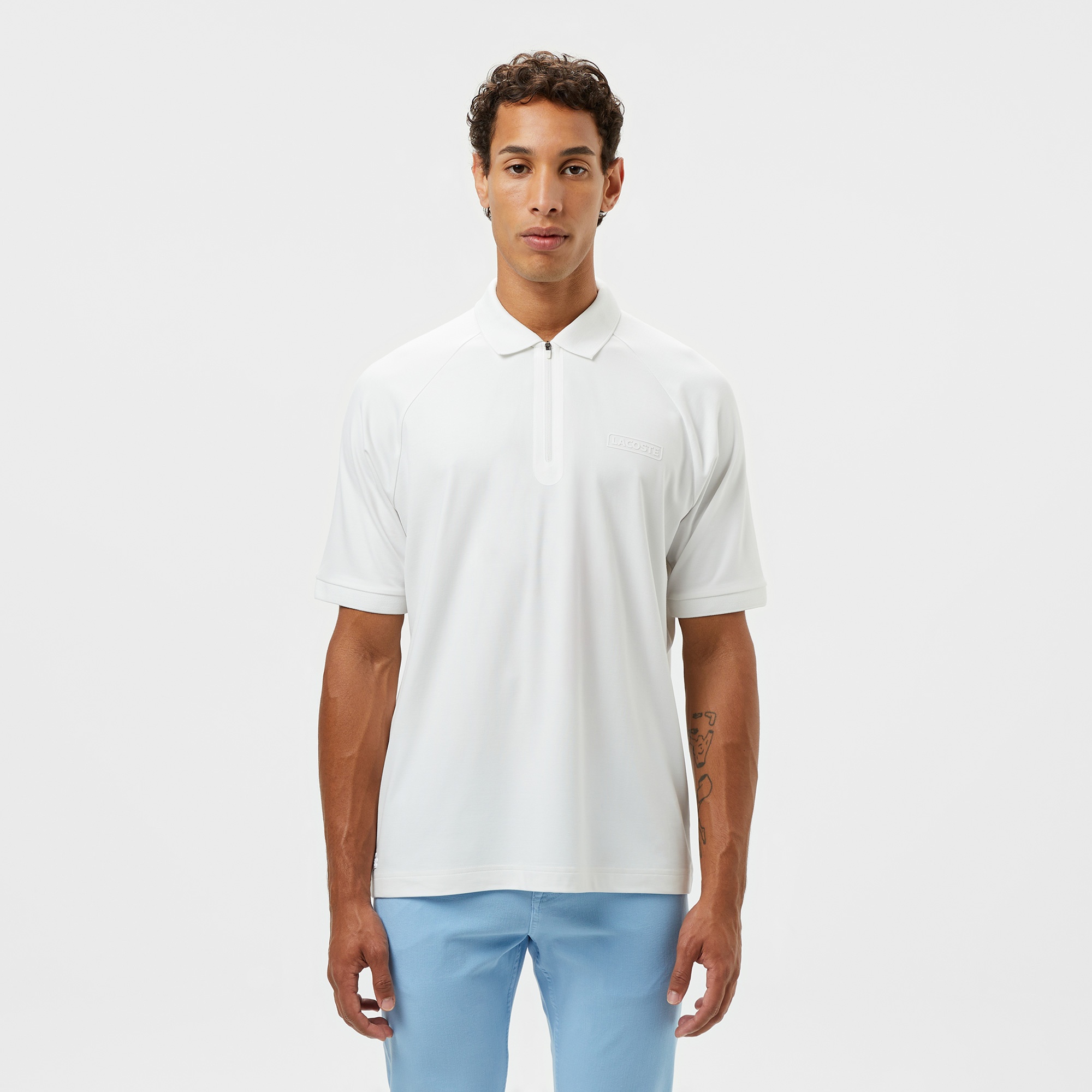 Мужское поло Lacoste, белый, арт. PH0526