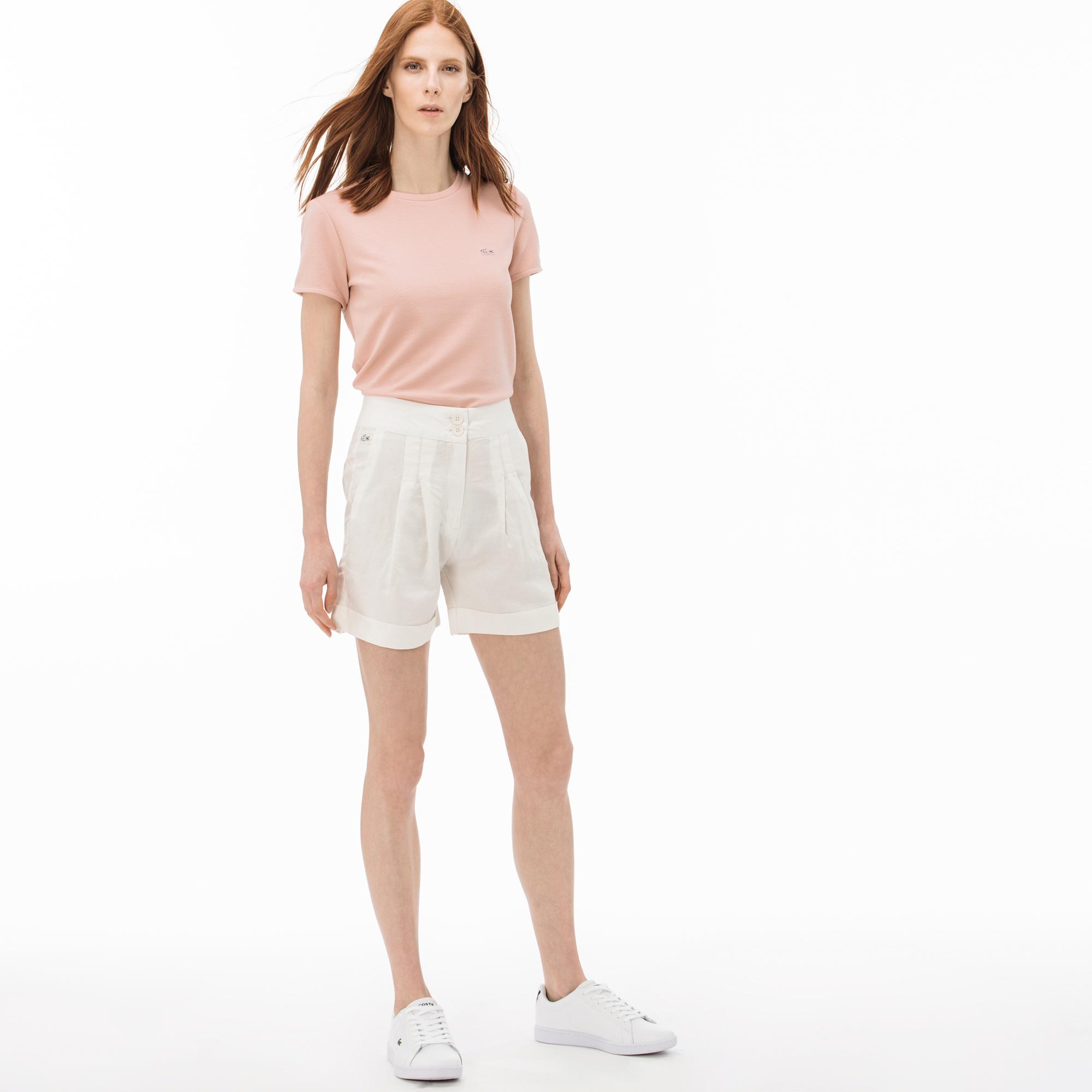 

Женские шорты Lacoste с высокой талией, Белый