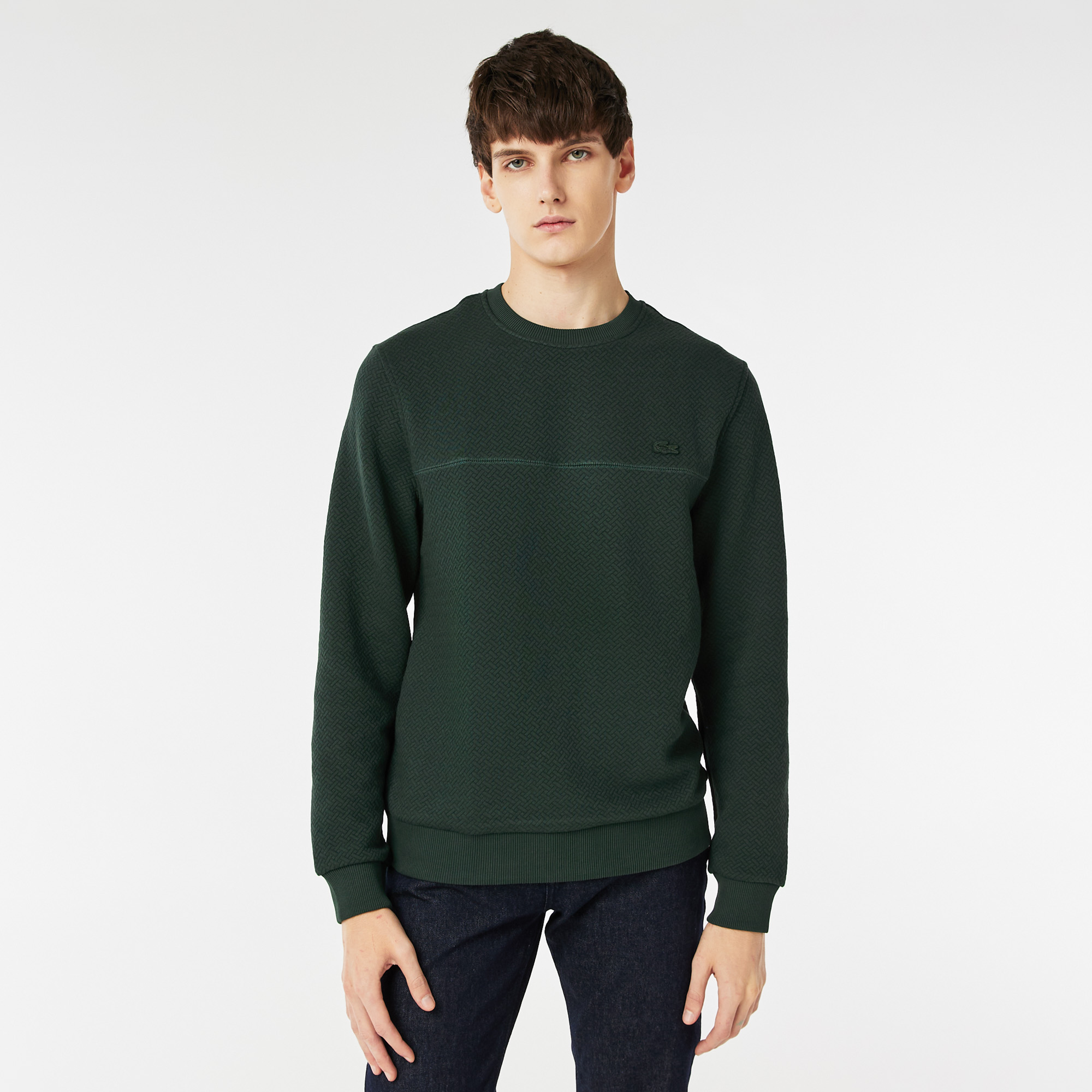 

Мужской свитшот Lacoste стандартного кроя, Зелёный