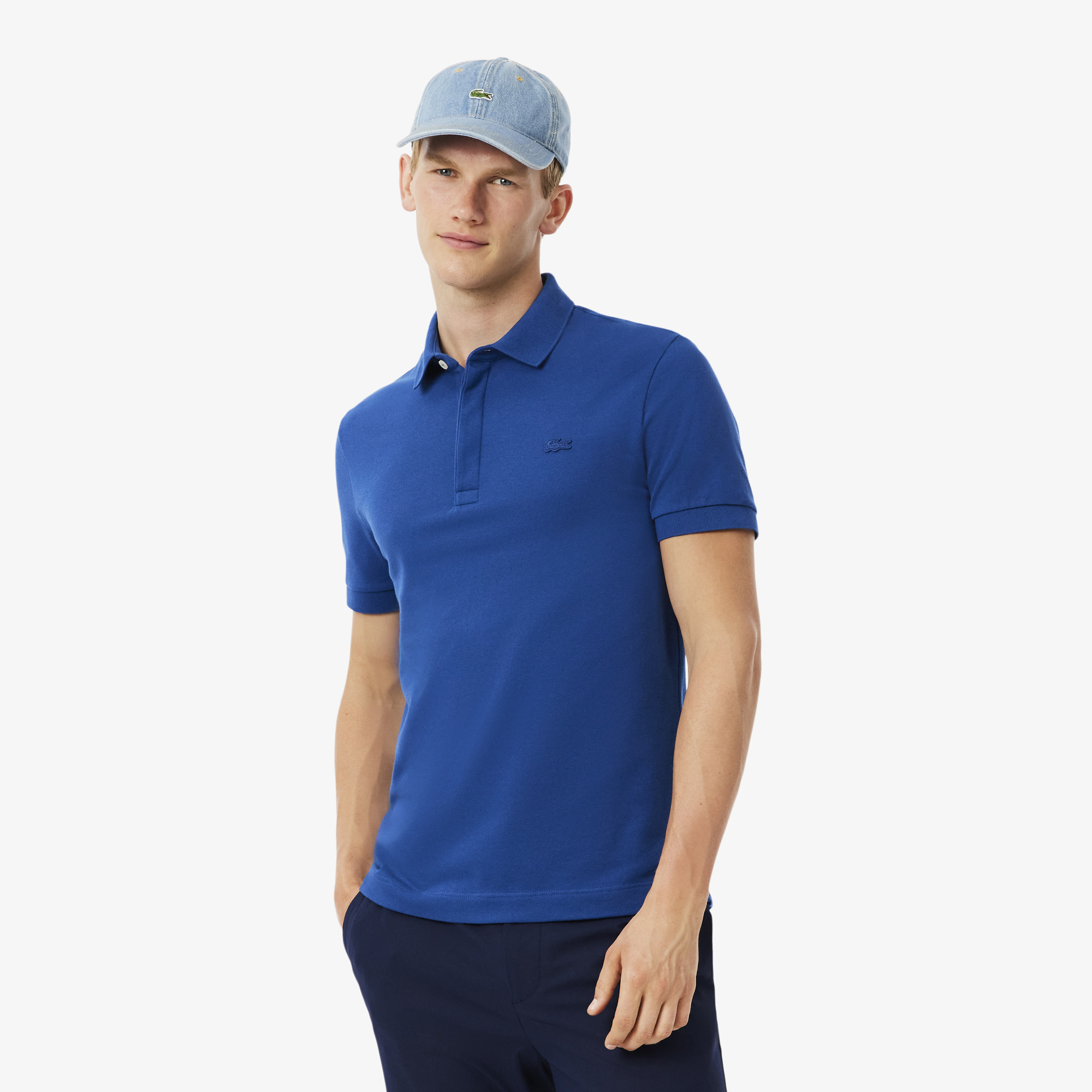 Мужское поло Lacoste PARIS Regular Fit, синий, арт. PH5522