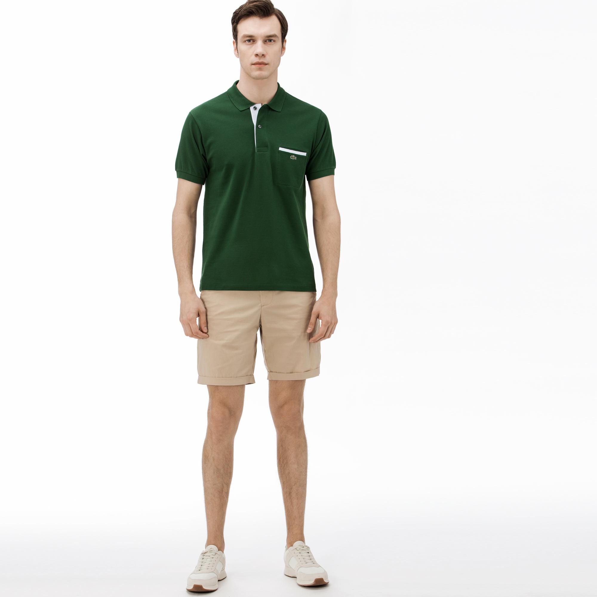

Мужские шорты Lacoste приталенного кроя, Бежевый