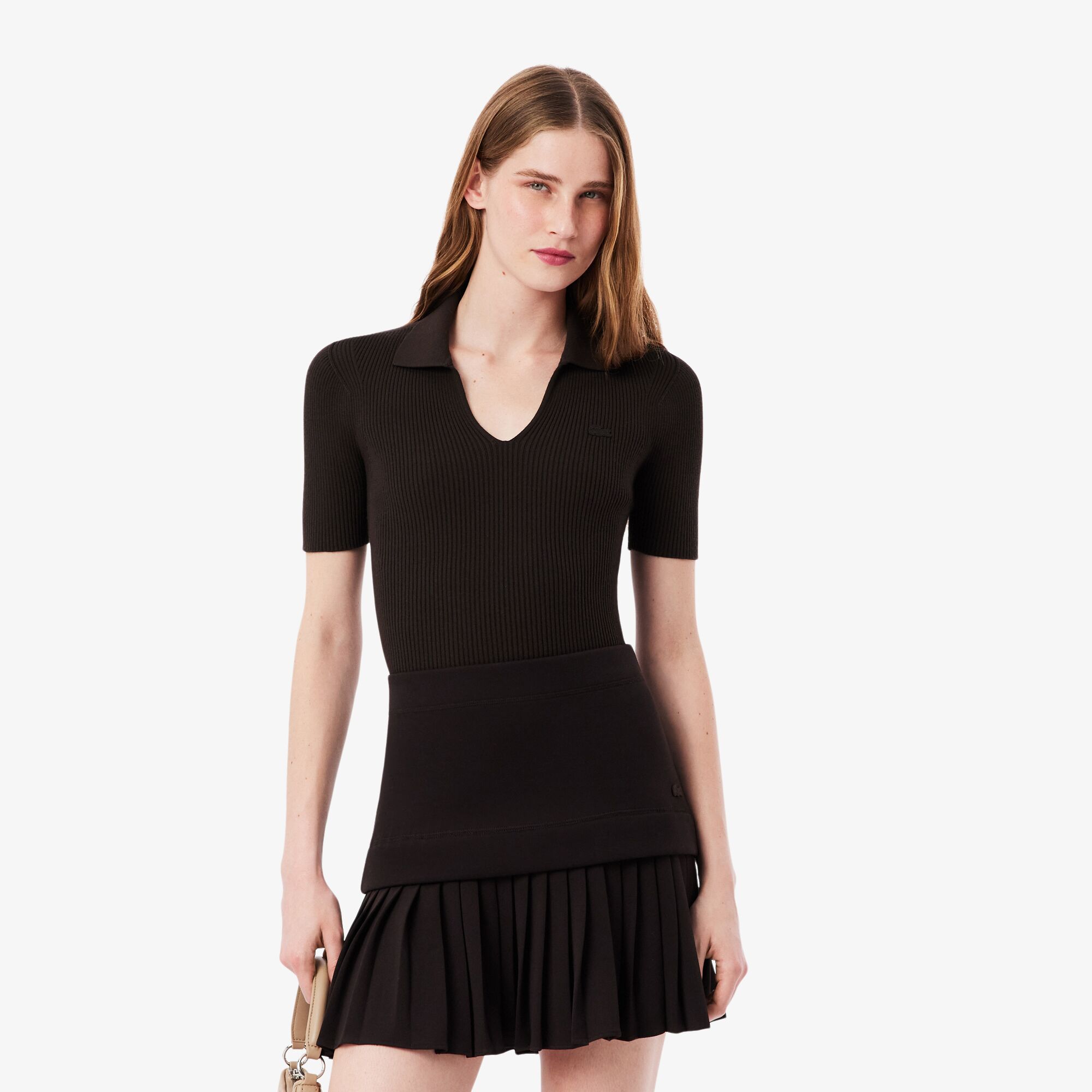 Свитер женский Lacoste, коричневый, арт. AF9874