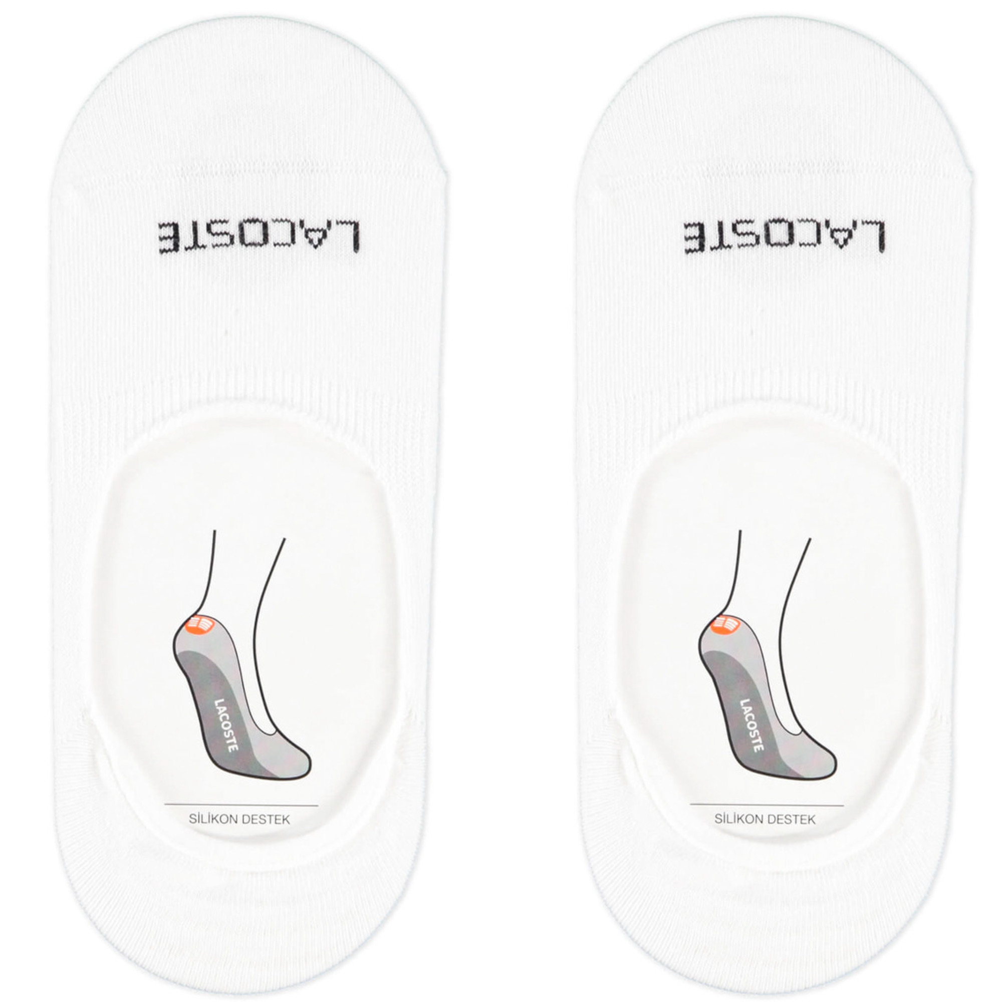 Носки Lacoste Unisex, белый, арт. RA0716