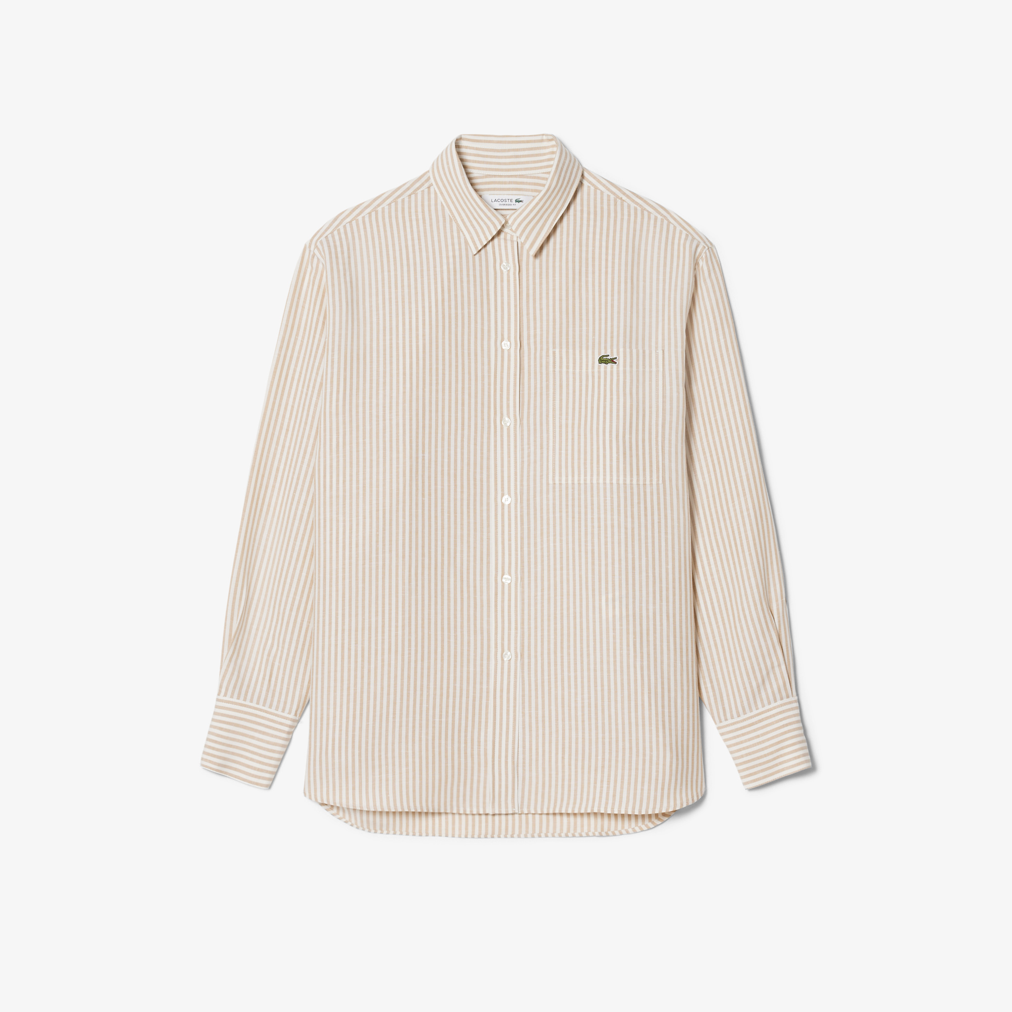 Женская рубашка Lacoste из льна 4