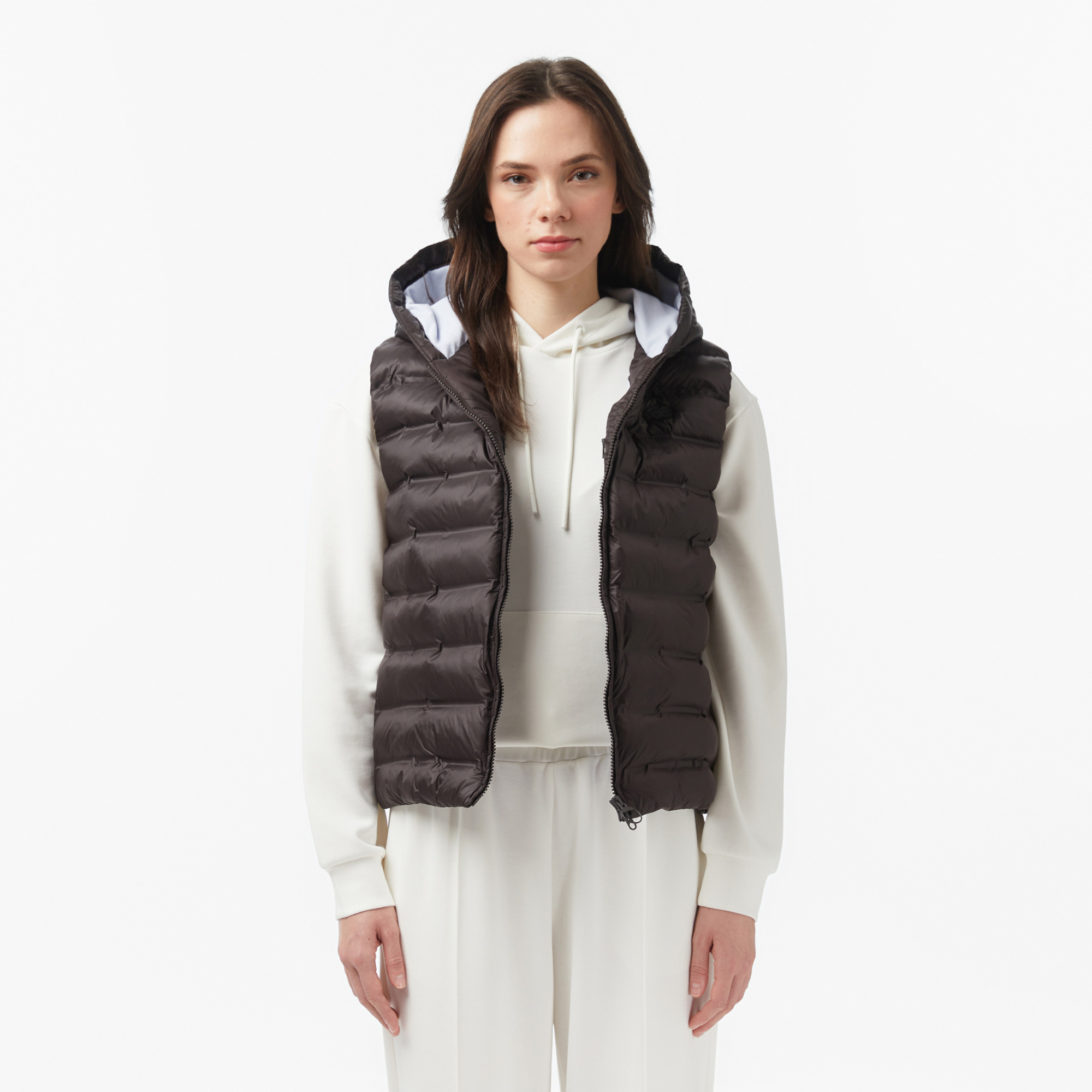 Жилет женский Lacoste, коричневый, арт. BF0629