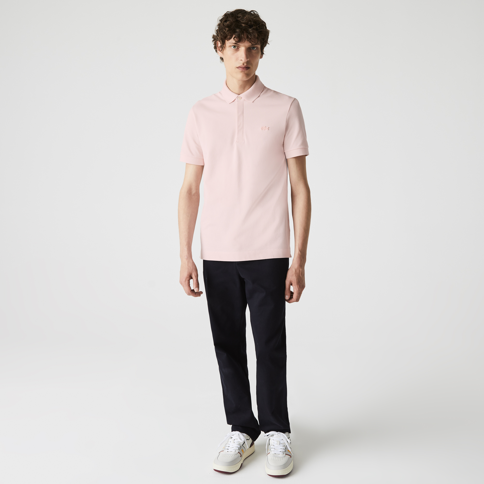 Поло Lacoste Paris, розовый, арт. PH5522