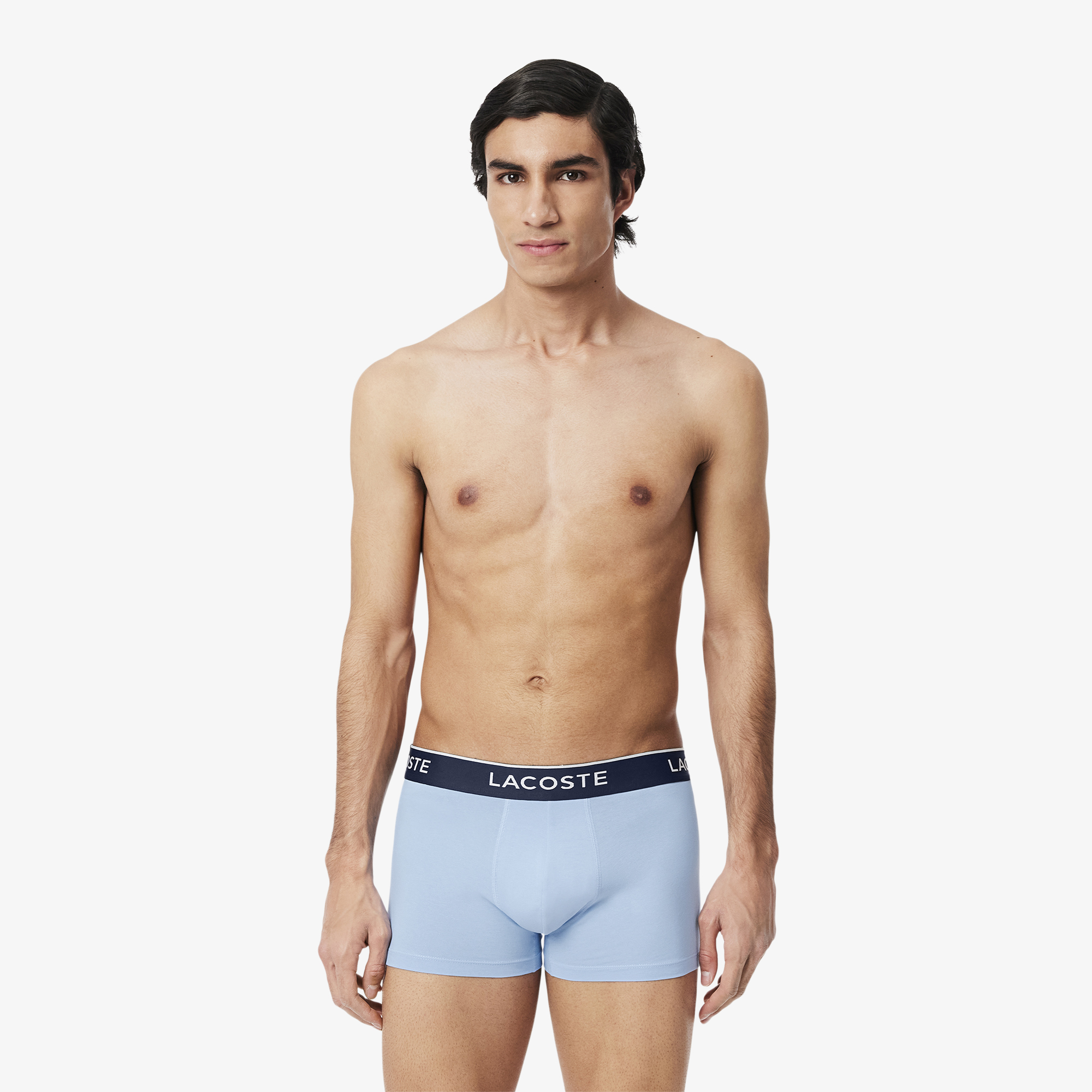 

Мужское хлопковое нижнее бельё Lacoste (3 ед.), Синий
