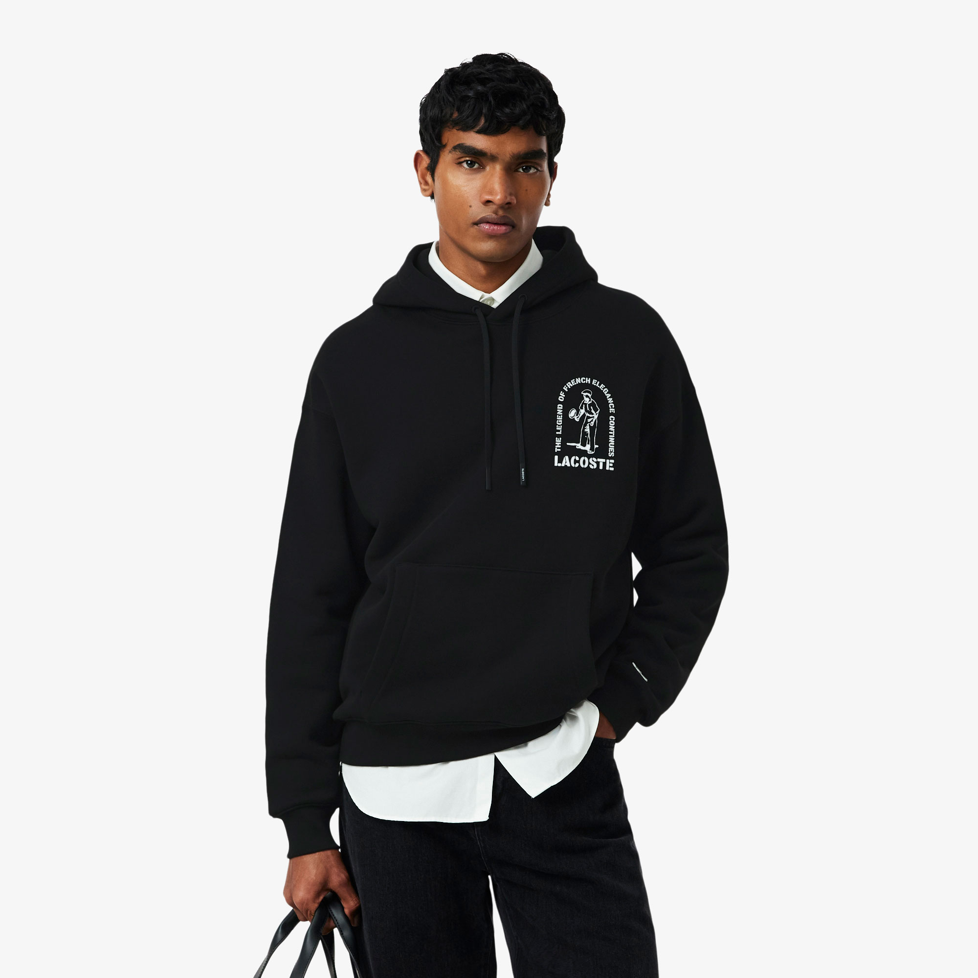 Толстовка Lacoste, черный, арт. SH1371