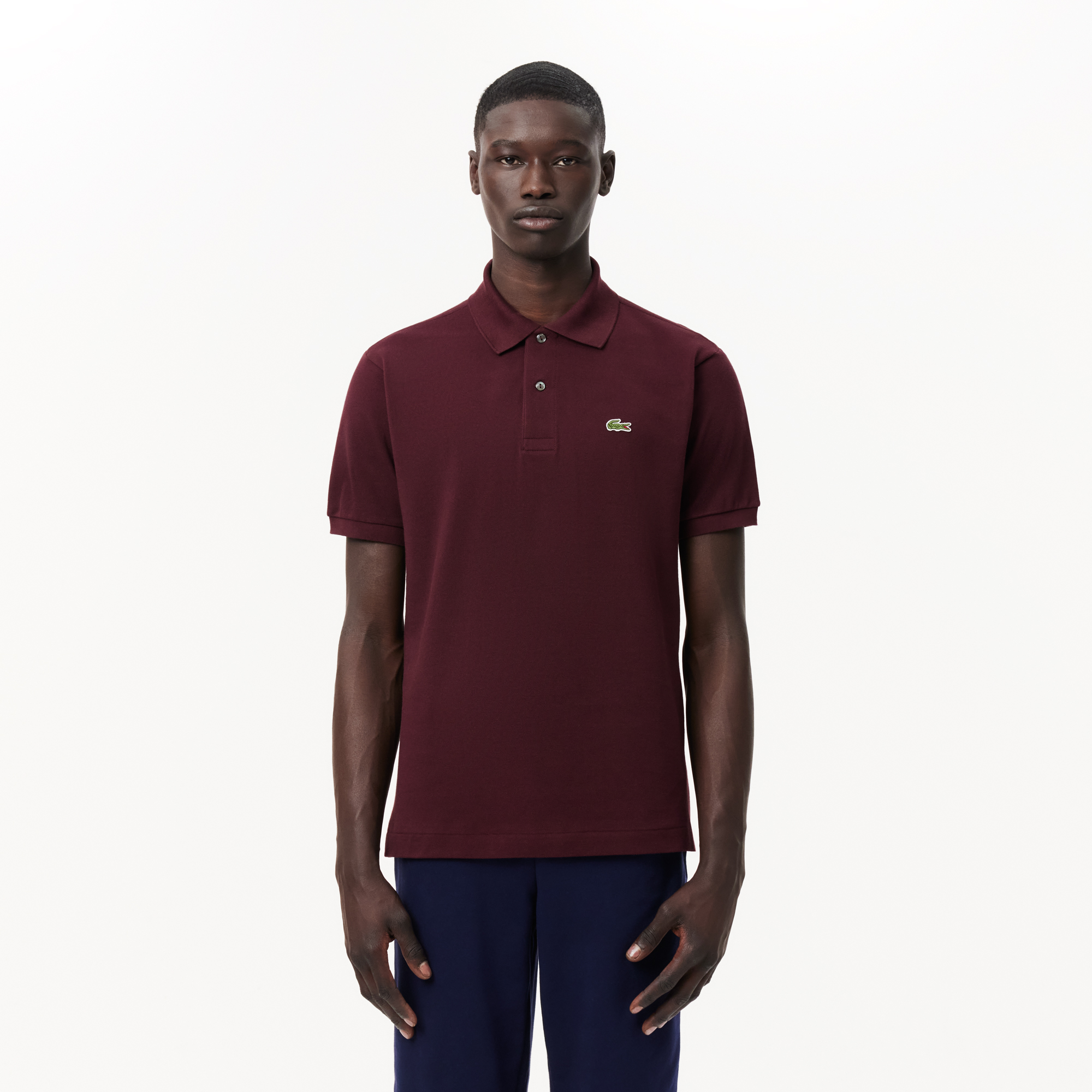 Мужское поло Lacoste L1212 Classic Fit, коричневый, арт. L1212