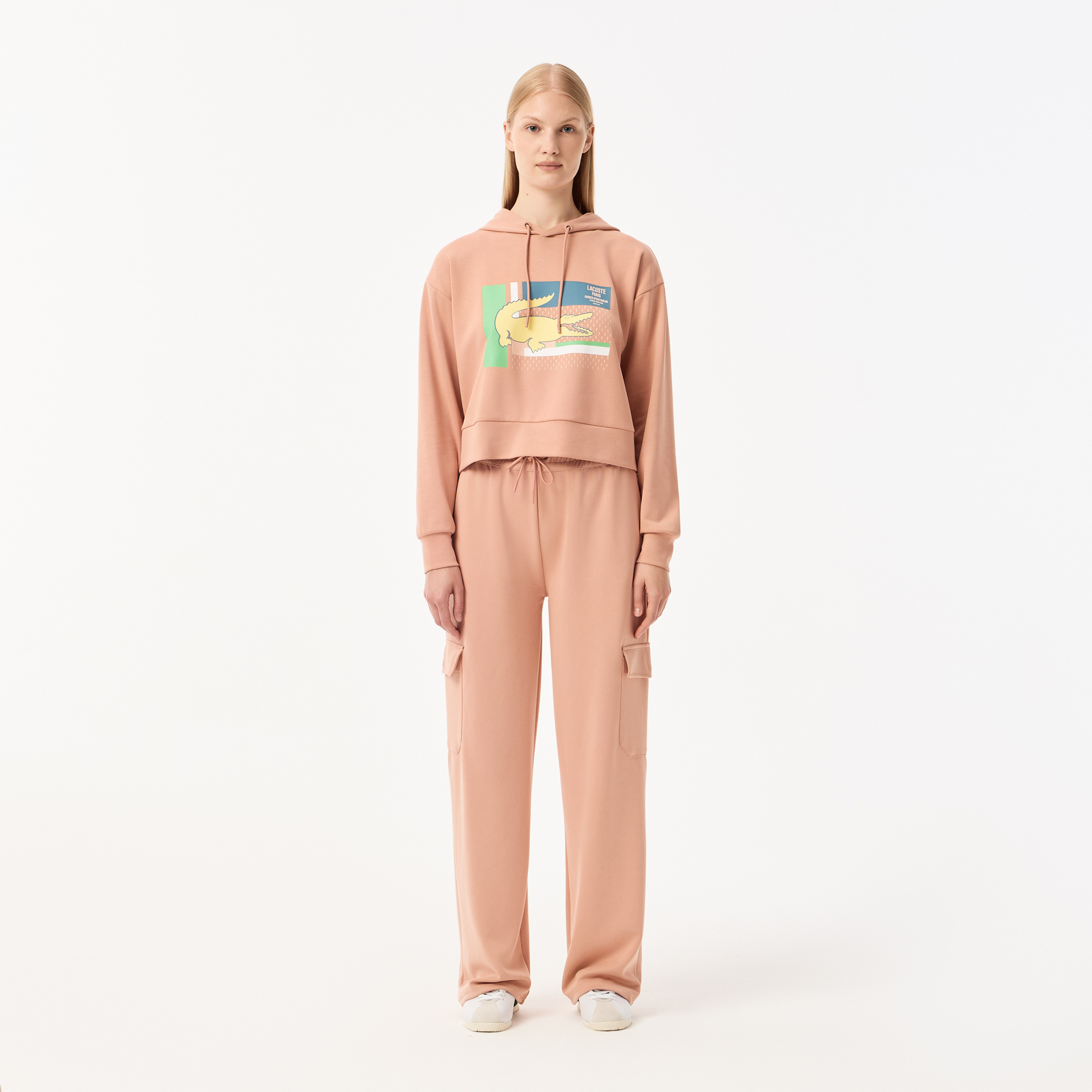 Женские спортивные брюки Lacoste, розовый, арт. XF0507