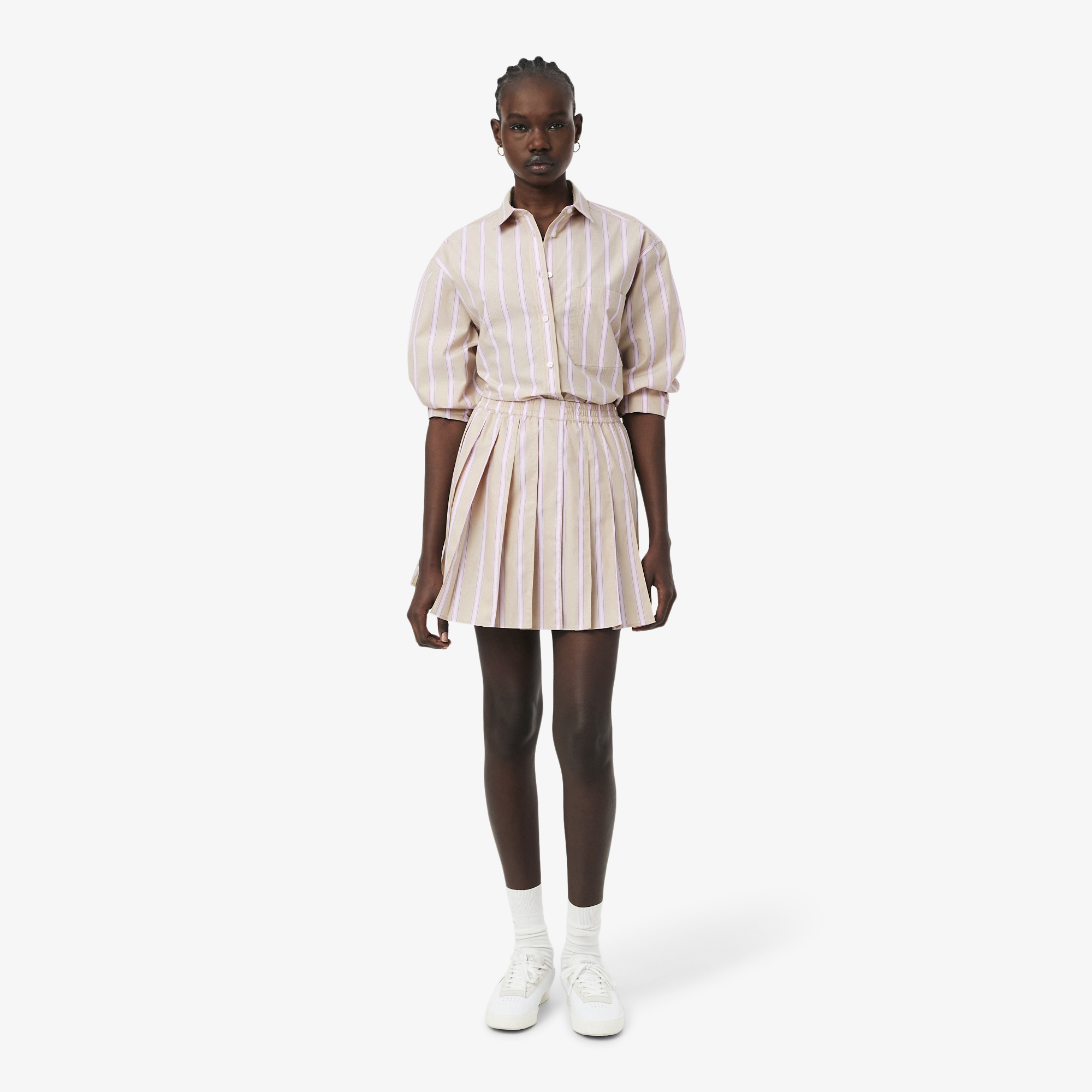 

Женская хлопковая юбка Lacoste, Бежевый