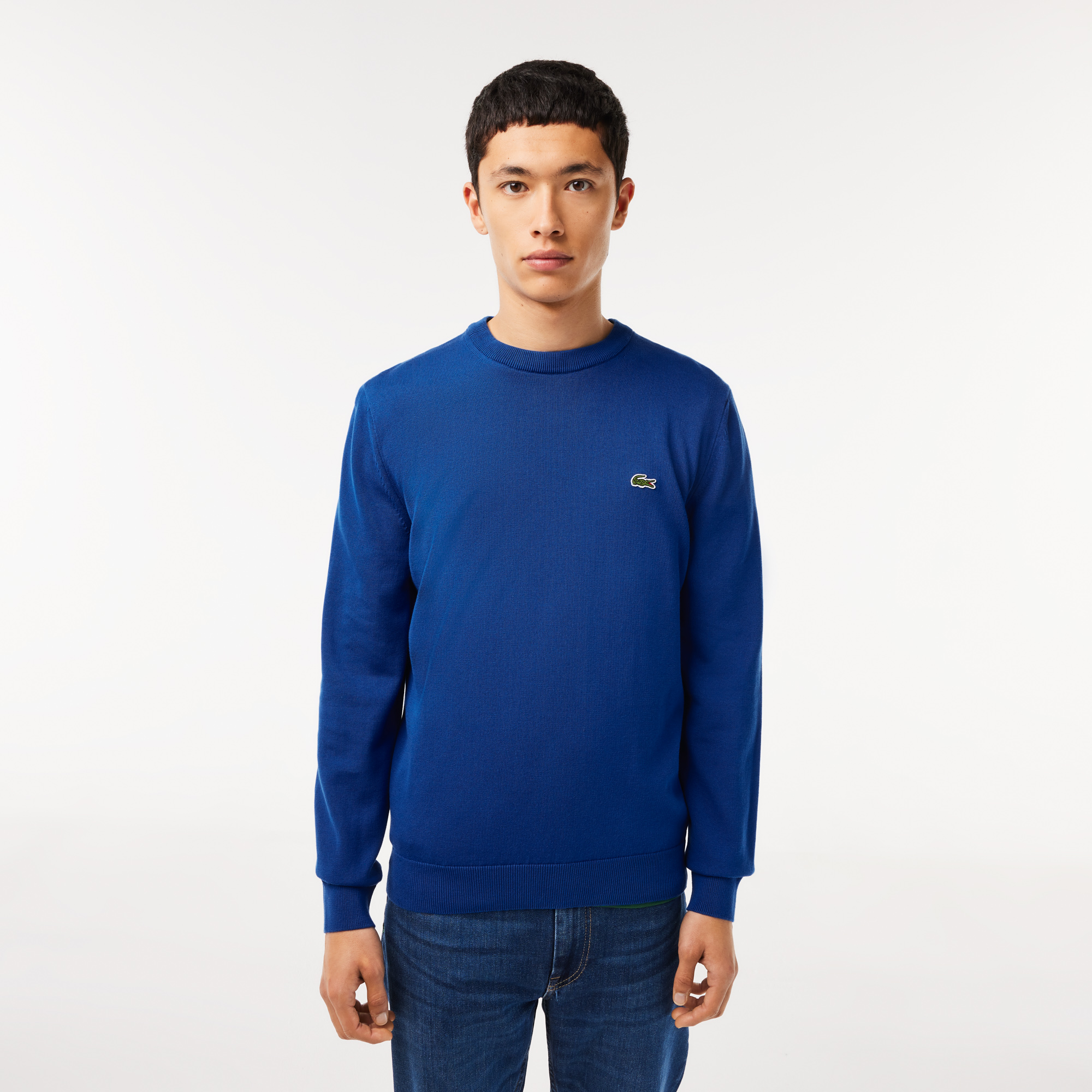 

Мужской свитер Lacoste из органического хлопка, Синий