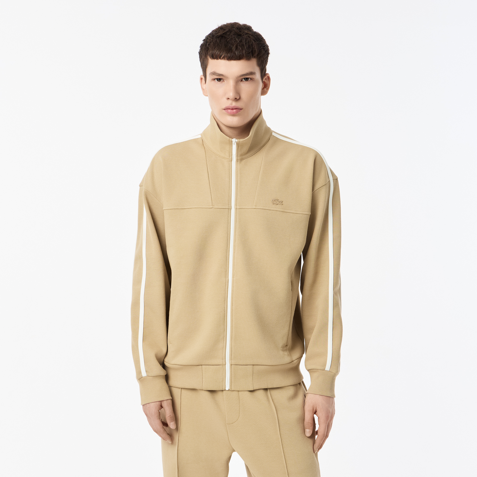 

Мужская толстовка Lacoste из эластичного хлопка, Бежевый