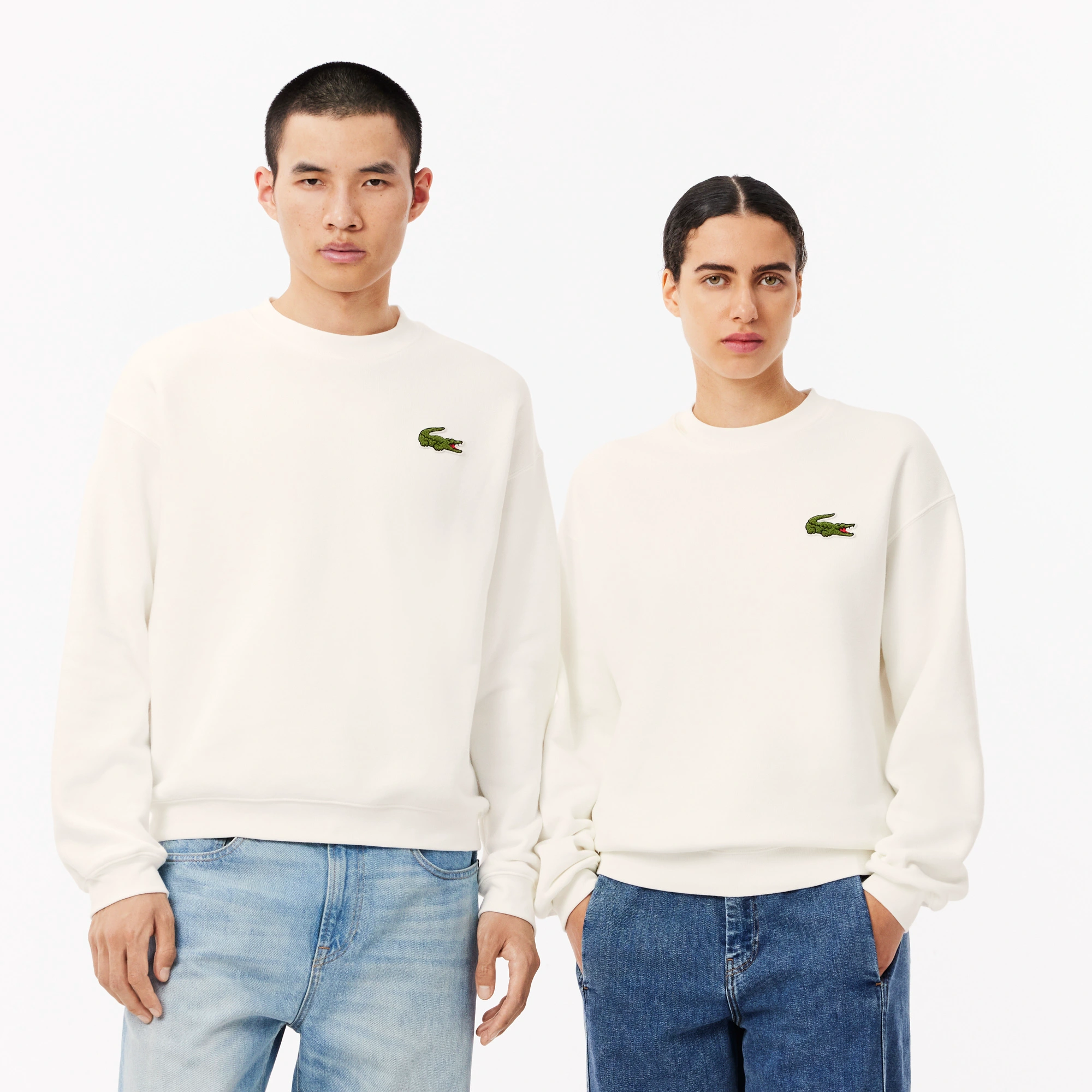 Флисовая толстовка Lacoste Unisex, белый, арт. SH2741