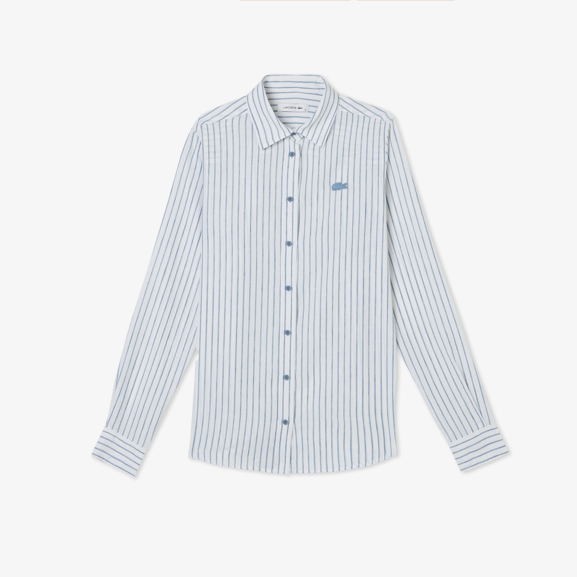 Женская рубашка Lacoste из смеси льна 5