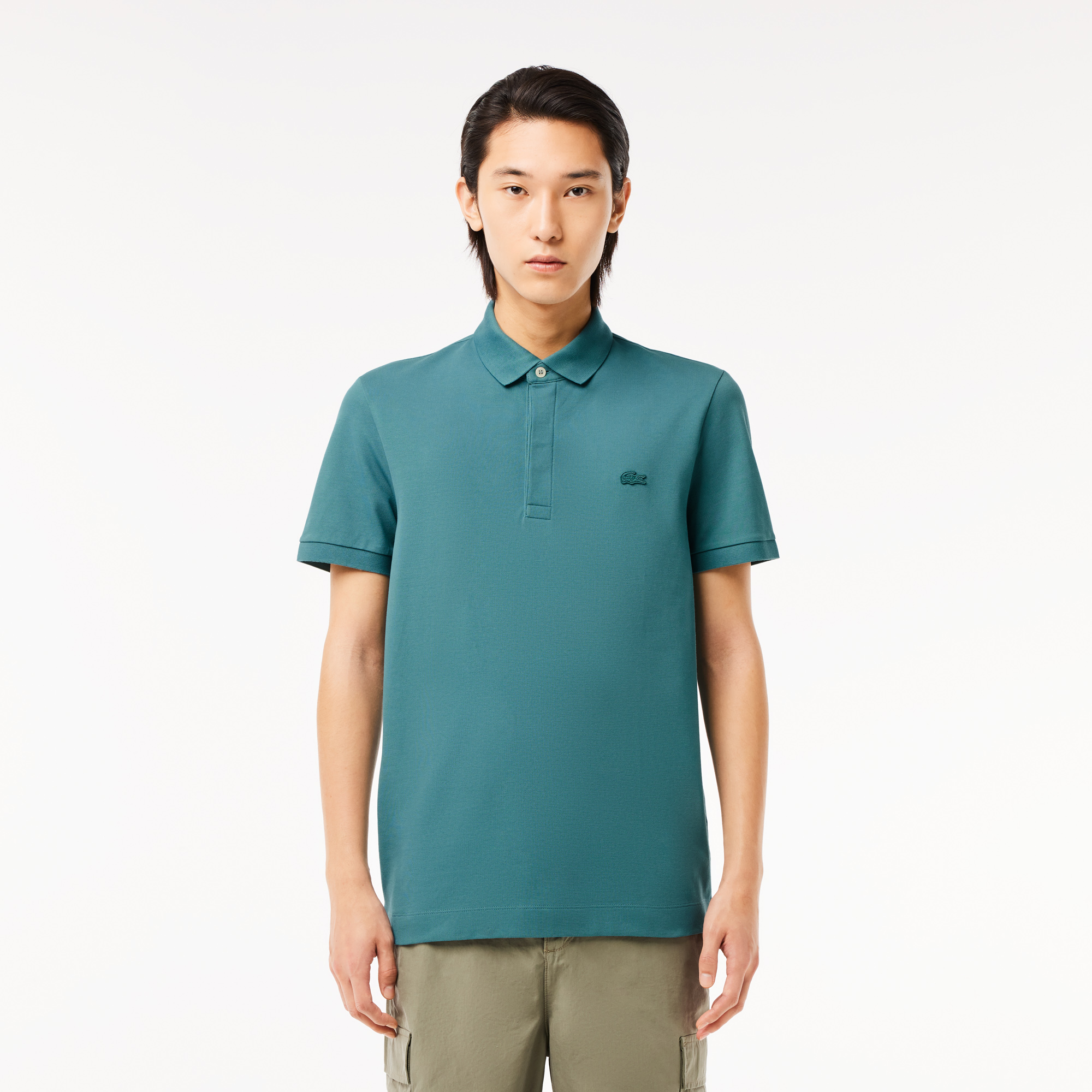 Мужское поло Lacoste PARIS Regular Fit, зеленый, арт. PH5522
