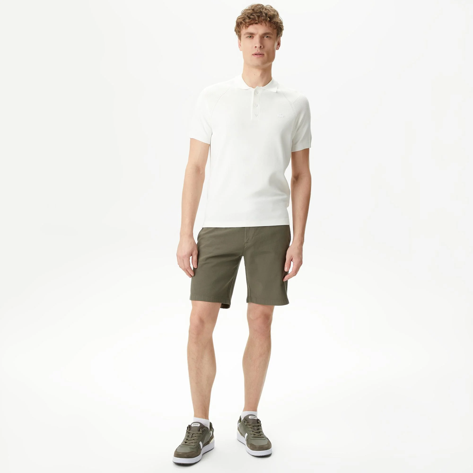 Мужские шорты Lacoste Slim Fit, зеленый, арт. FH0413
