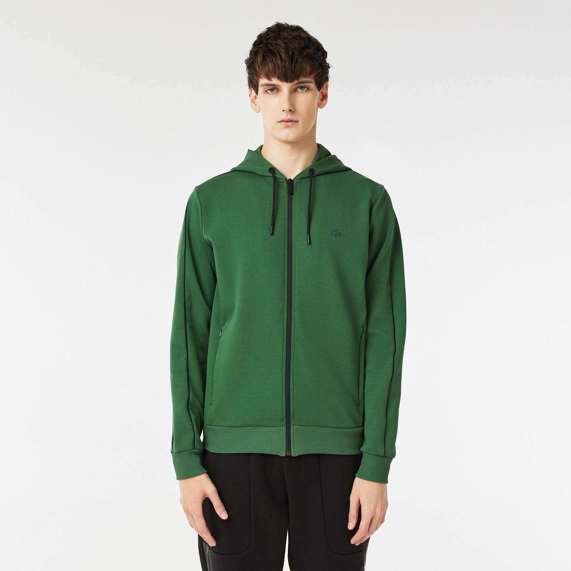 Толстовка худи Lacoste, зеленый, арт. SH2402
