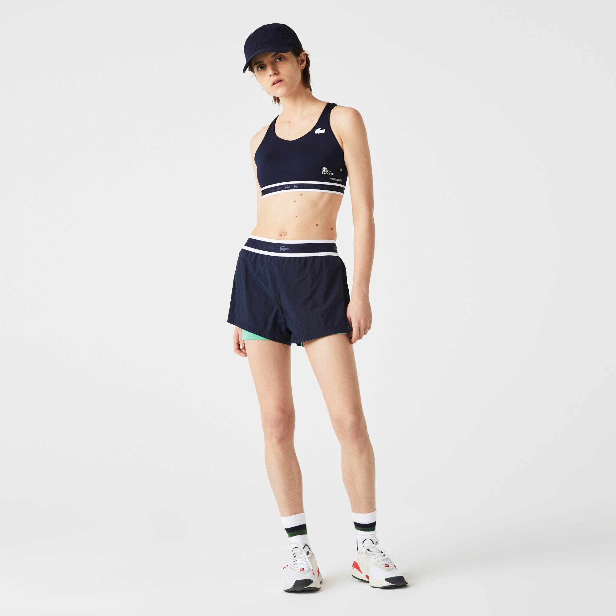 

Женские нейлоновые шорты Lacoste Sport, Синий