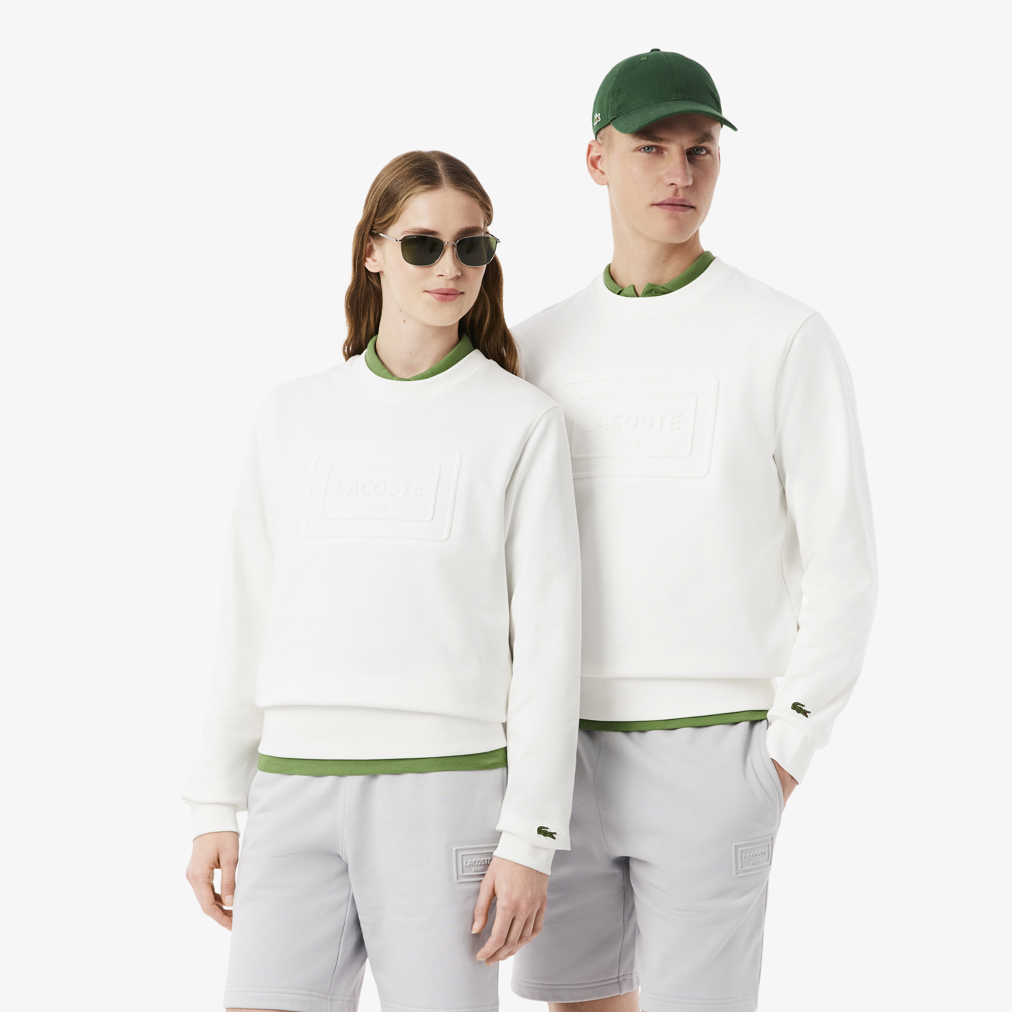 Толстовка Lacoste, белый, арт. SH0795
