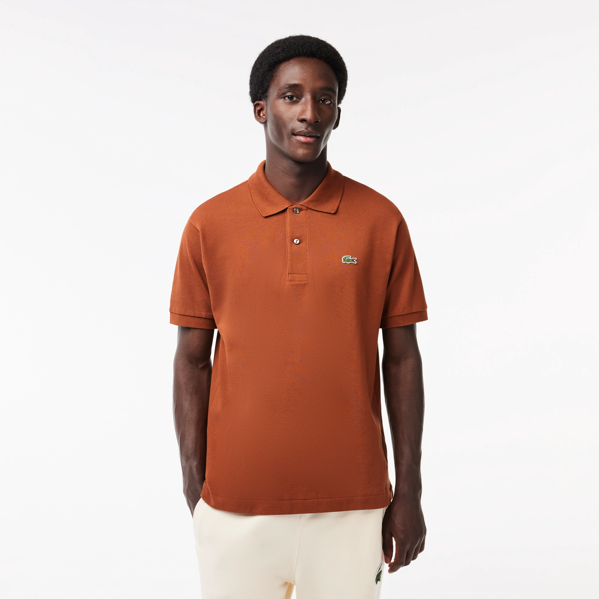 

Мужское поло Lacoste L1212 Classic Fit, Коричневый