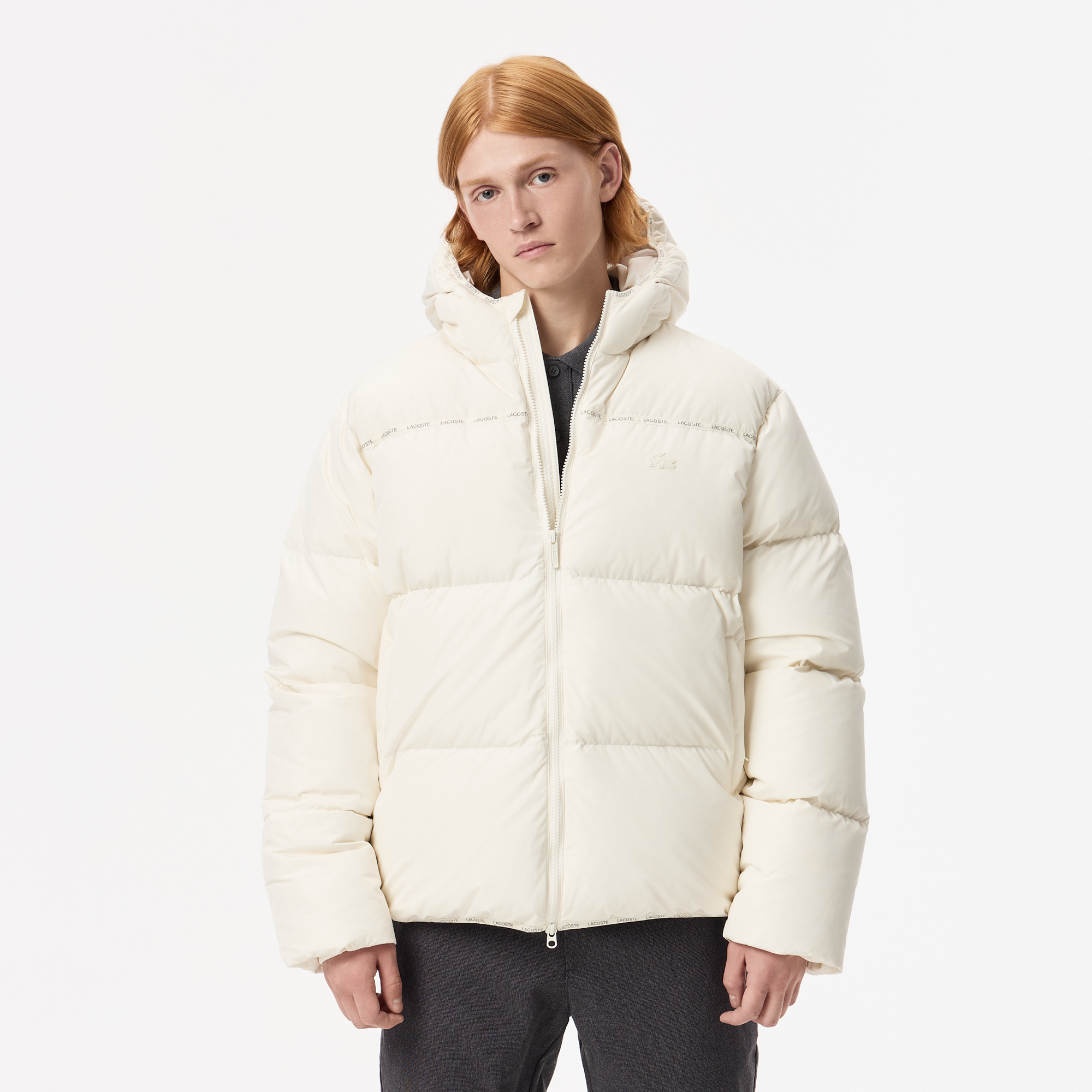 

Мужская куртка Lacoste, Молочный