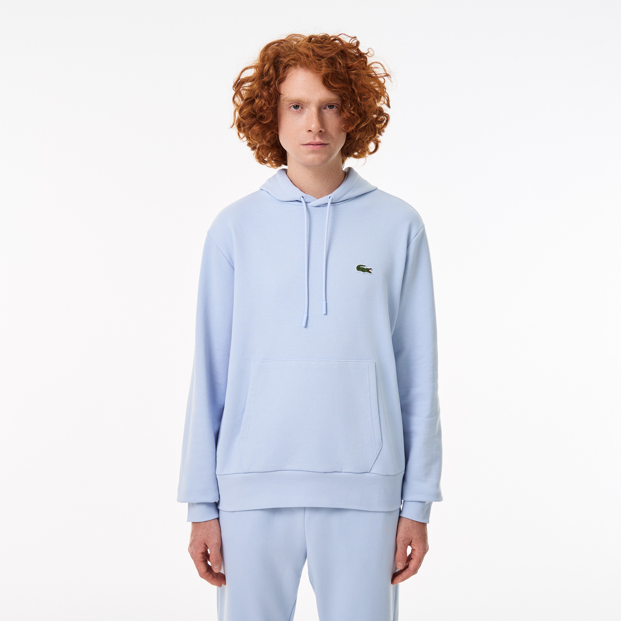 Мужская толстовка Lacoste из органического хлопка, голубой, арт. SH9623T