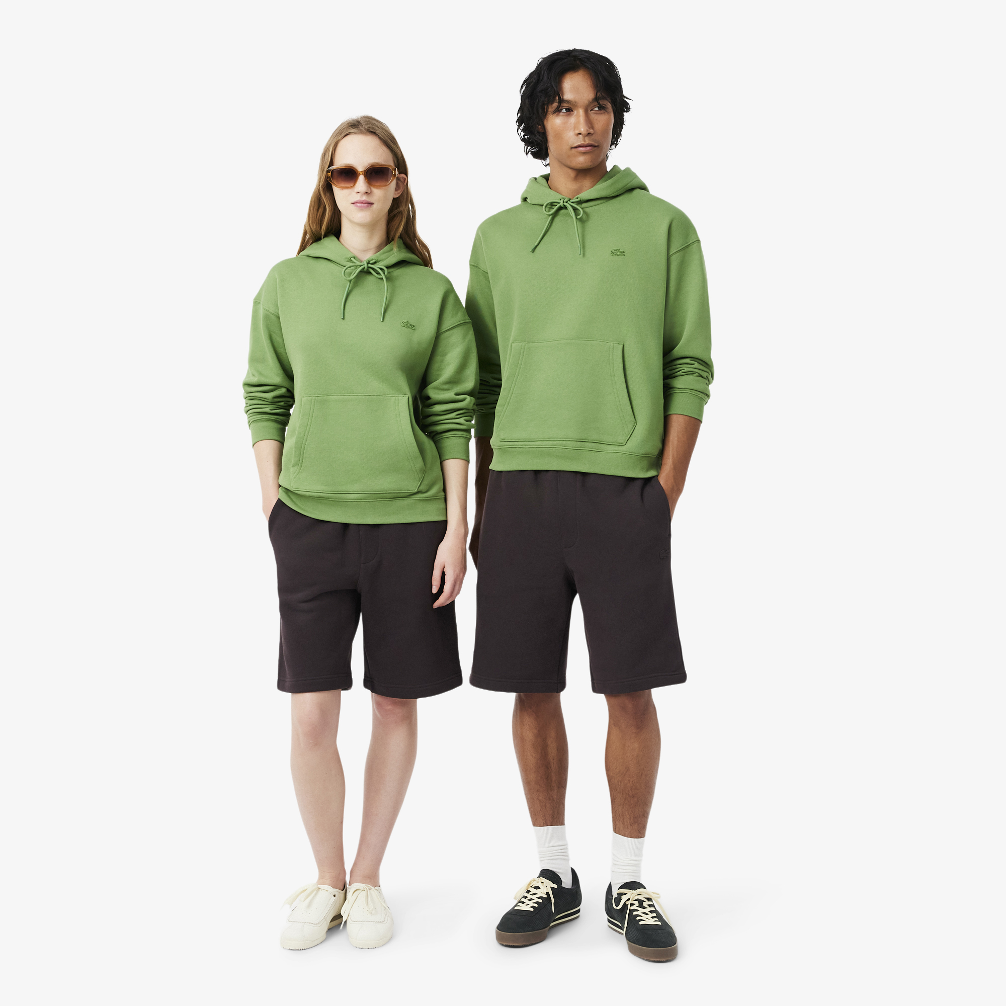 

Хлопковые шорты Lacoste Унисекс, Коричневый