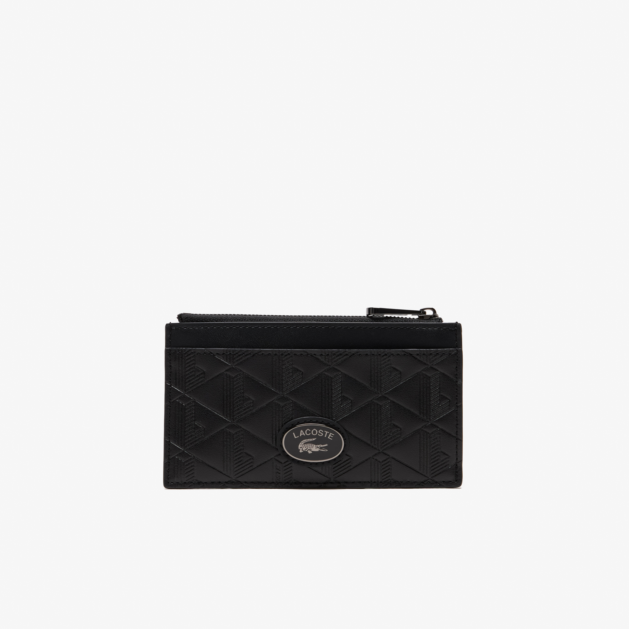 Кошелек-монетница Lacoste Monogram, черный, арт. NH4574MR