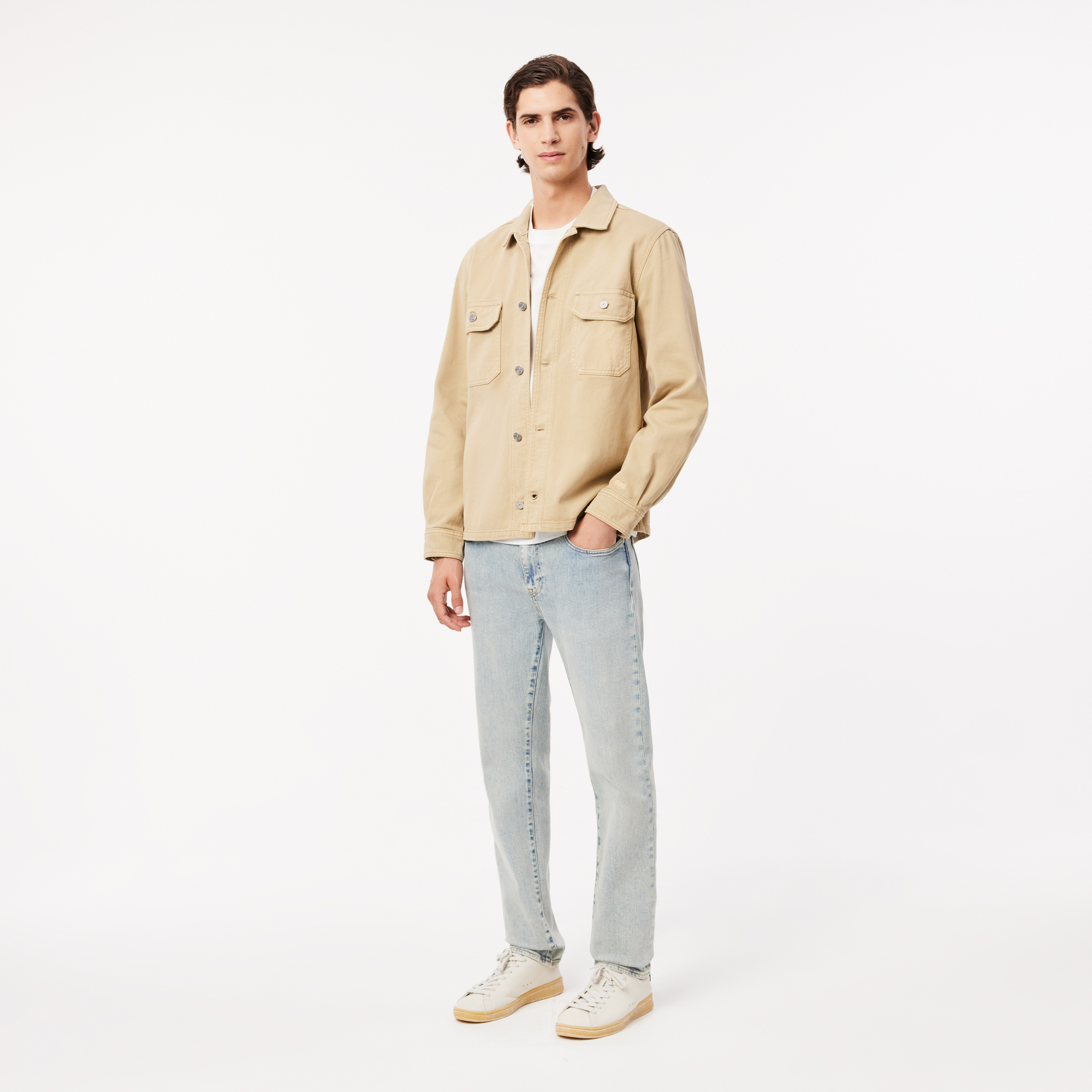 Джинсы Lacoste приталенного кроя, голубой, арт. HH5019