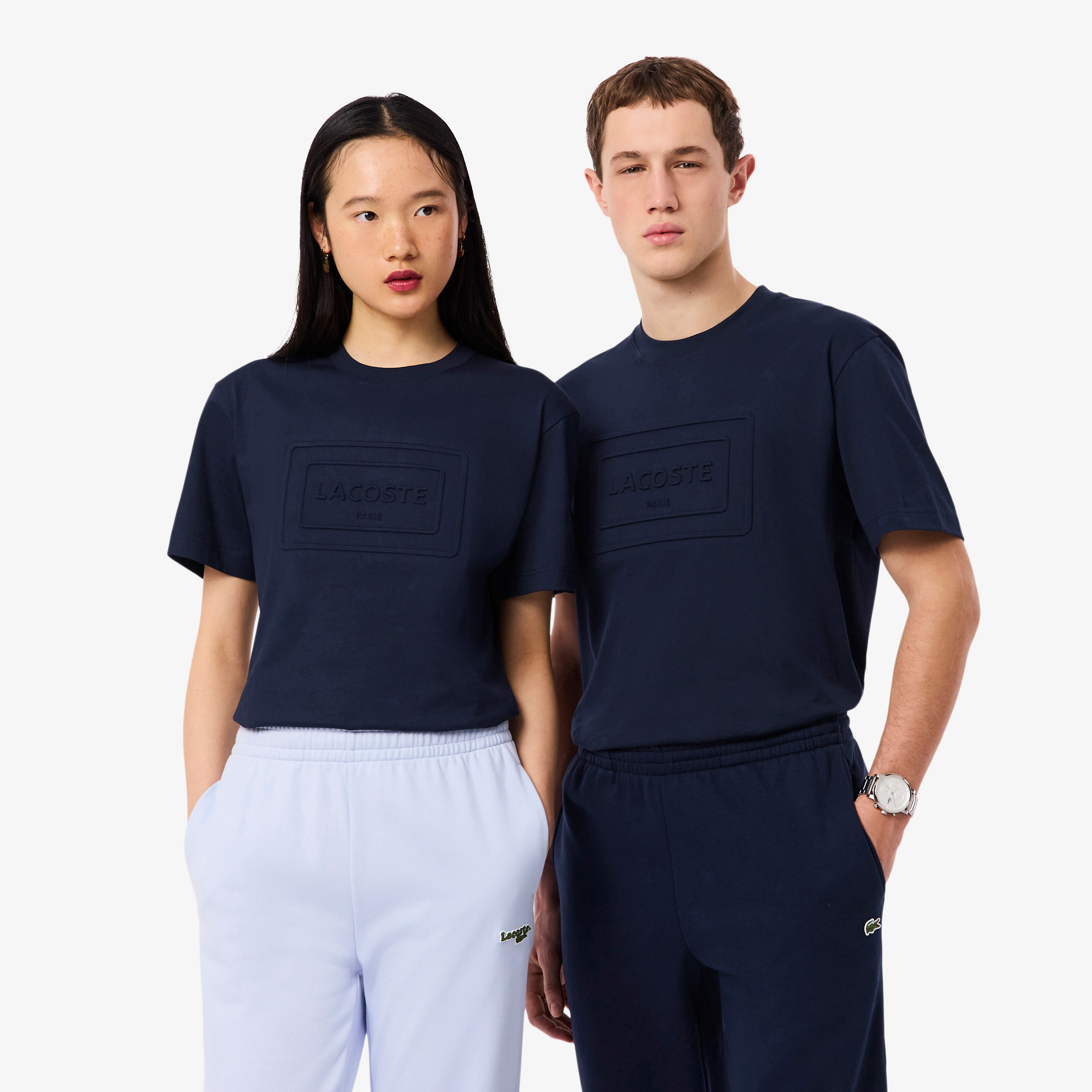 

Хлопковая футболка Lacoste, Синий